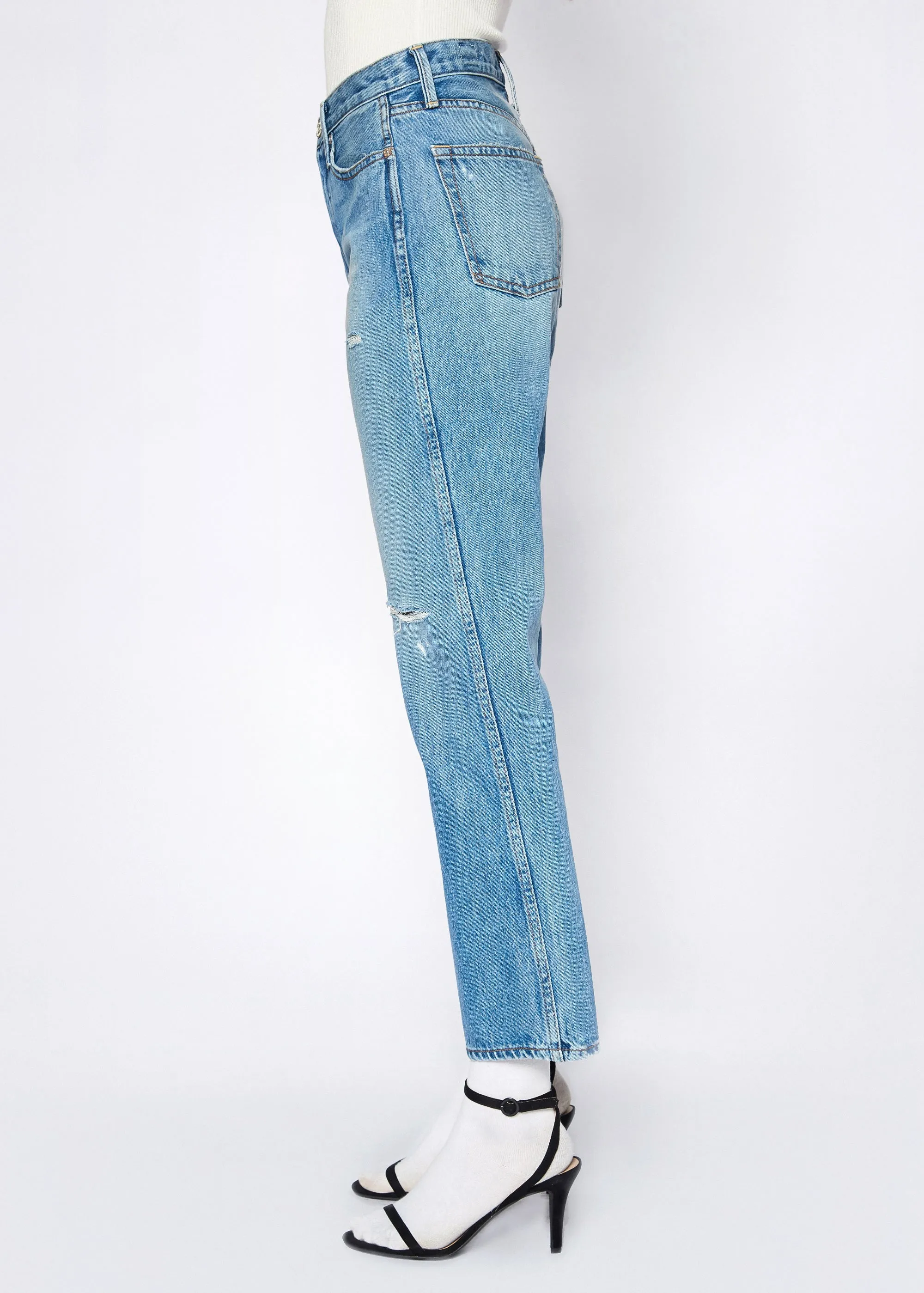 Claude High Rise Crop Straight