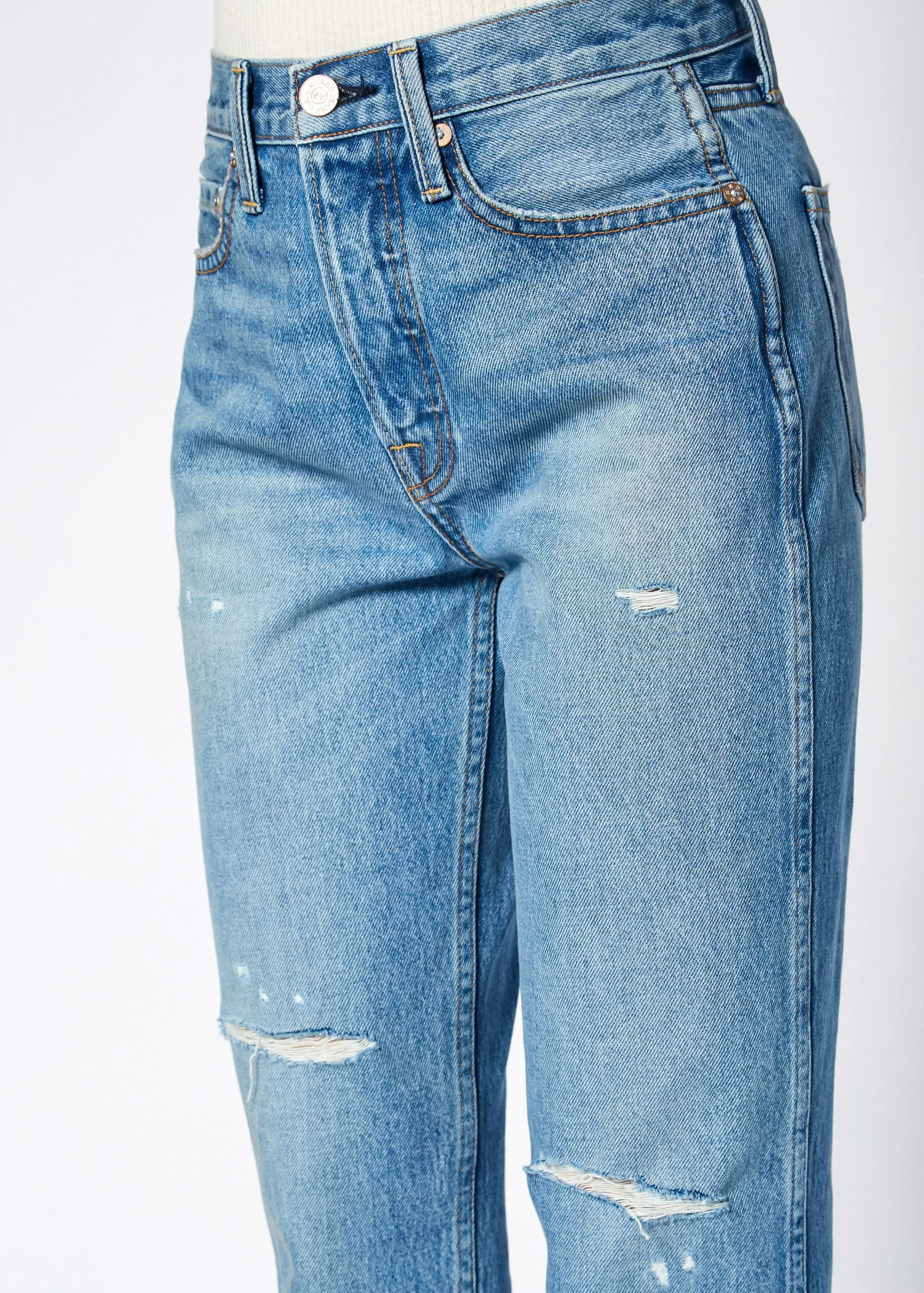 Claude High Rise Crop Straight