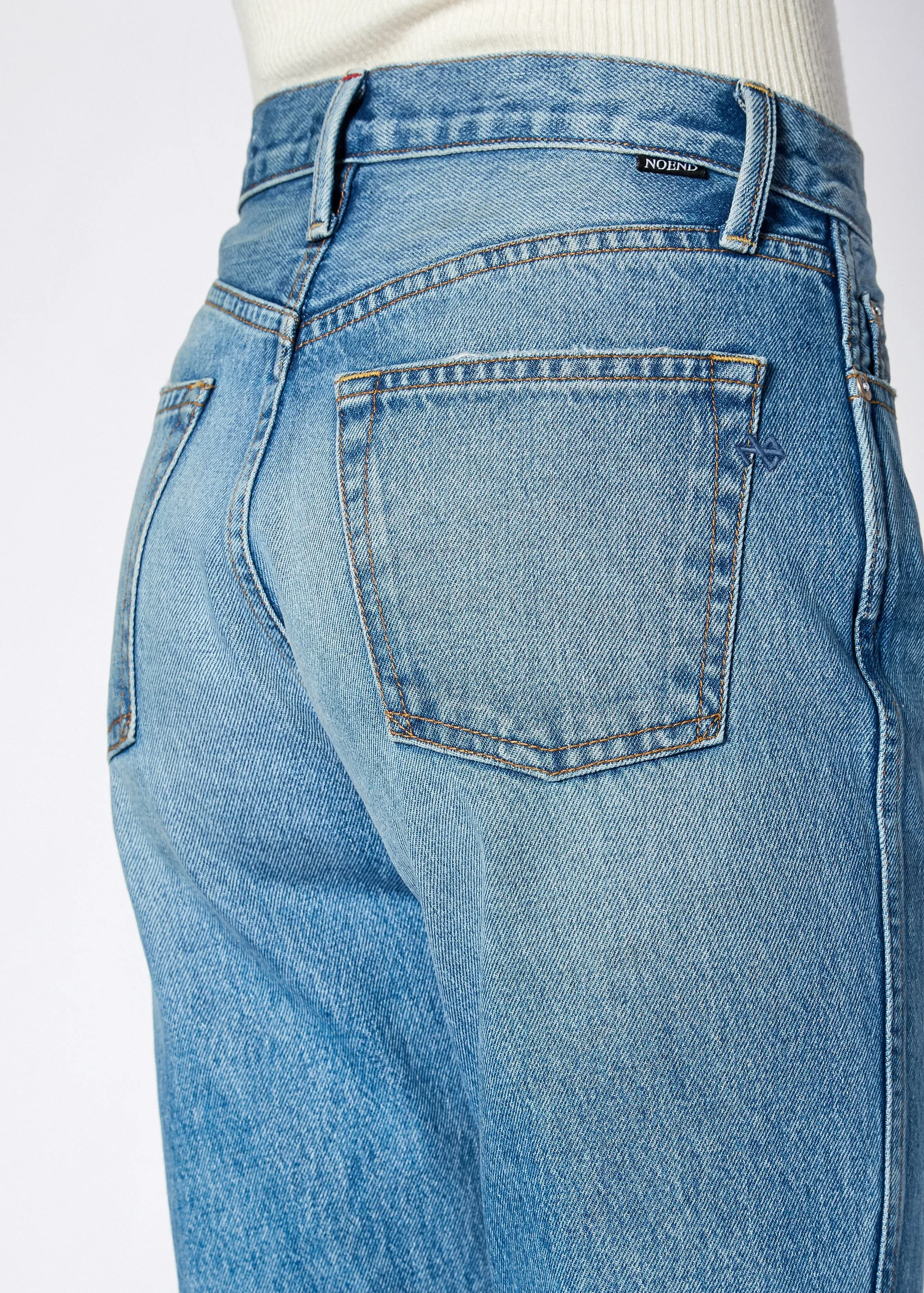 Claude High Rise Crop Straight