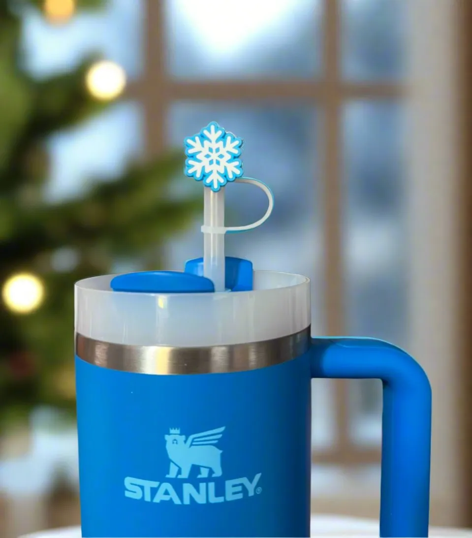 Cozy Winter Straw Topper Covers for Standard & Stanley Straws