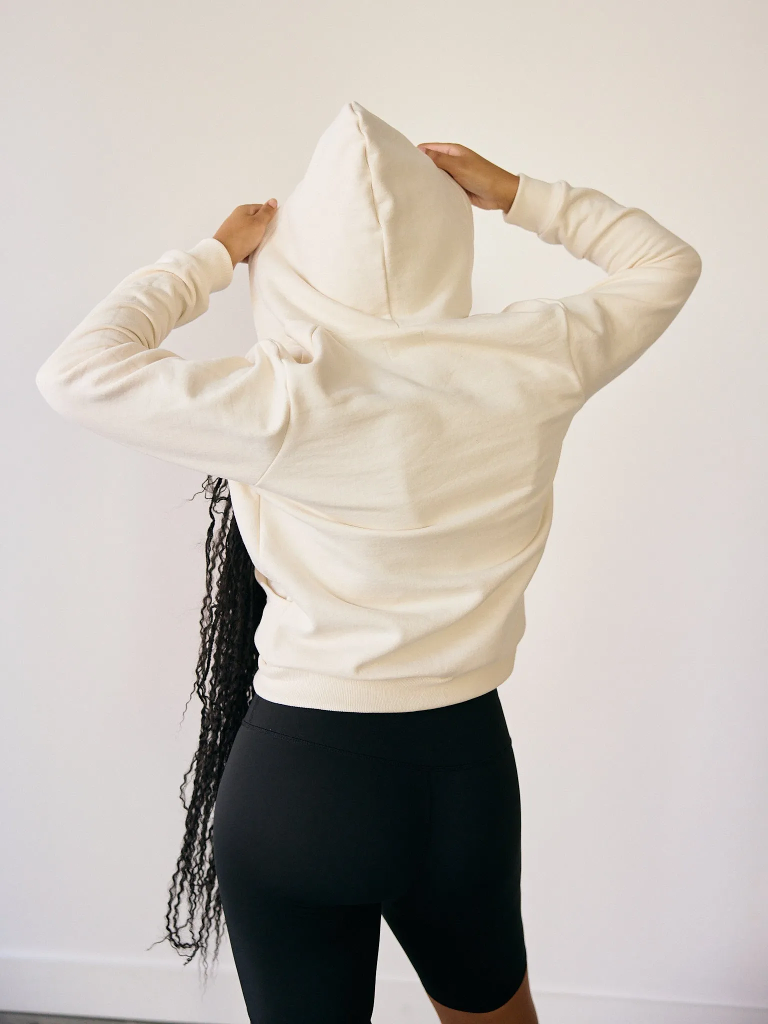 CREAM AUBREY ZIP HOODIE