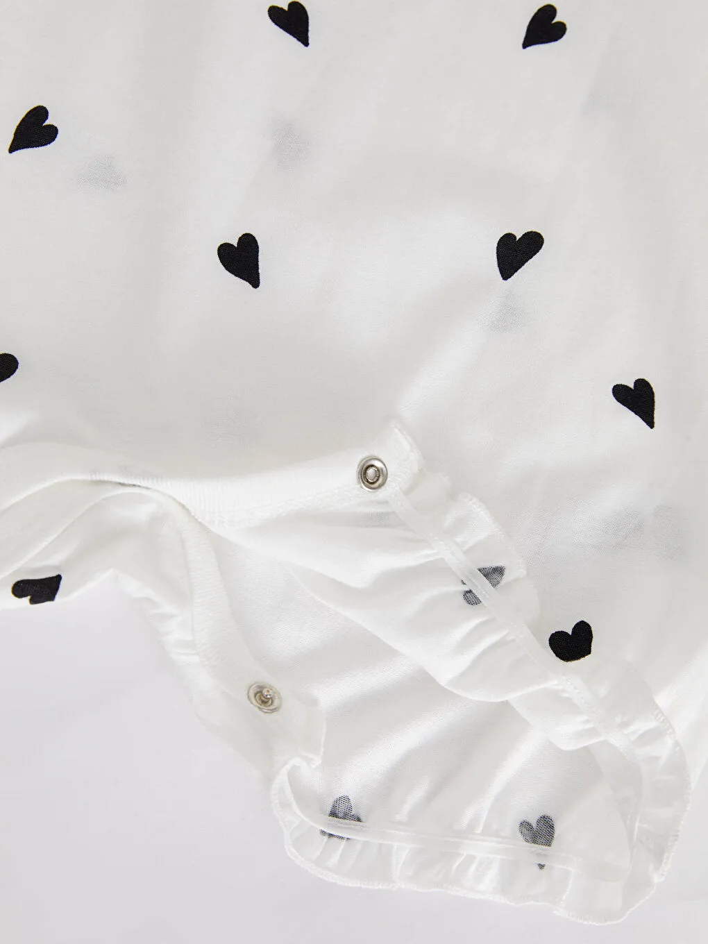 Crew Neck Bambi Printed Cotton Baby Girl Jumpsuit 2-pack