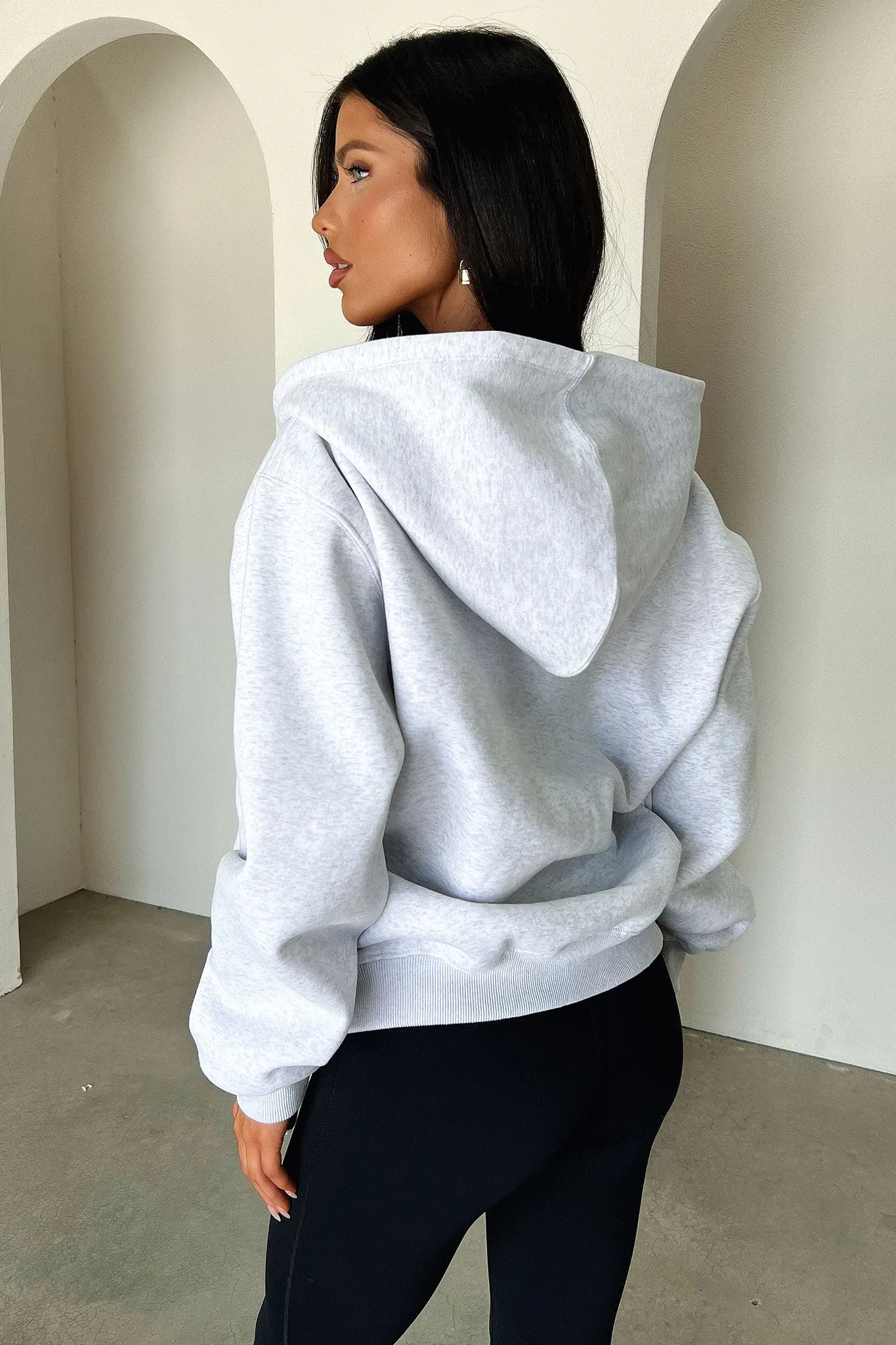 Dale Zip Up Hoodie - Grey
