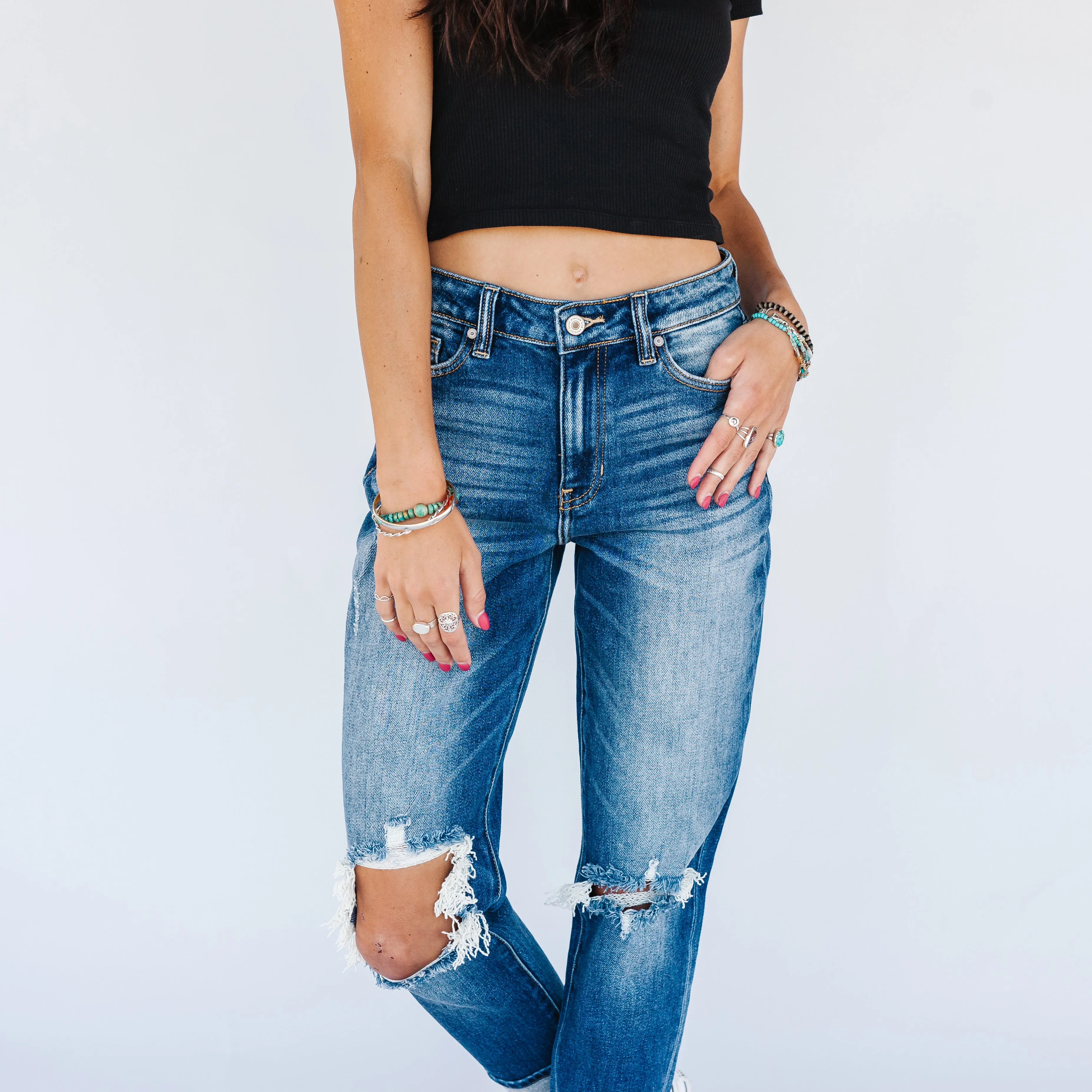 Destroyed Boyfriend Kancan Jeans