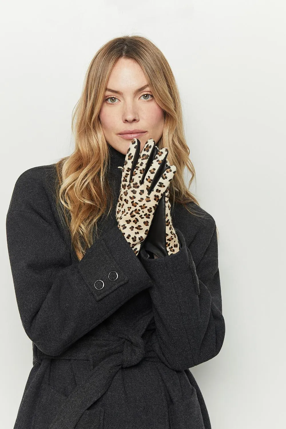 DILEMNE - Manteau anthracite ceinturé