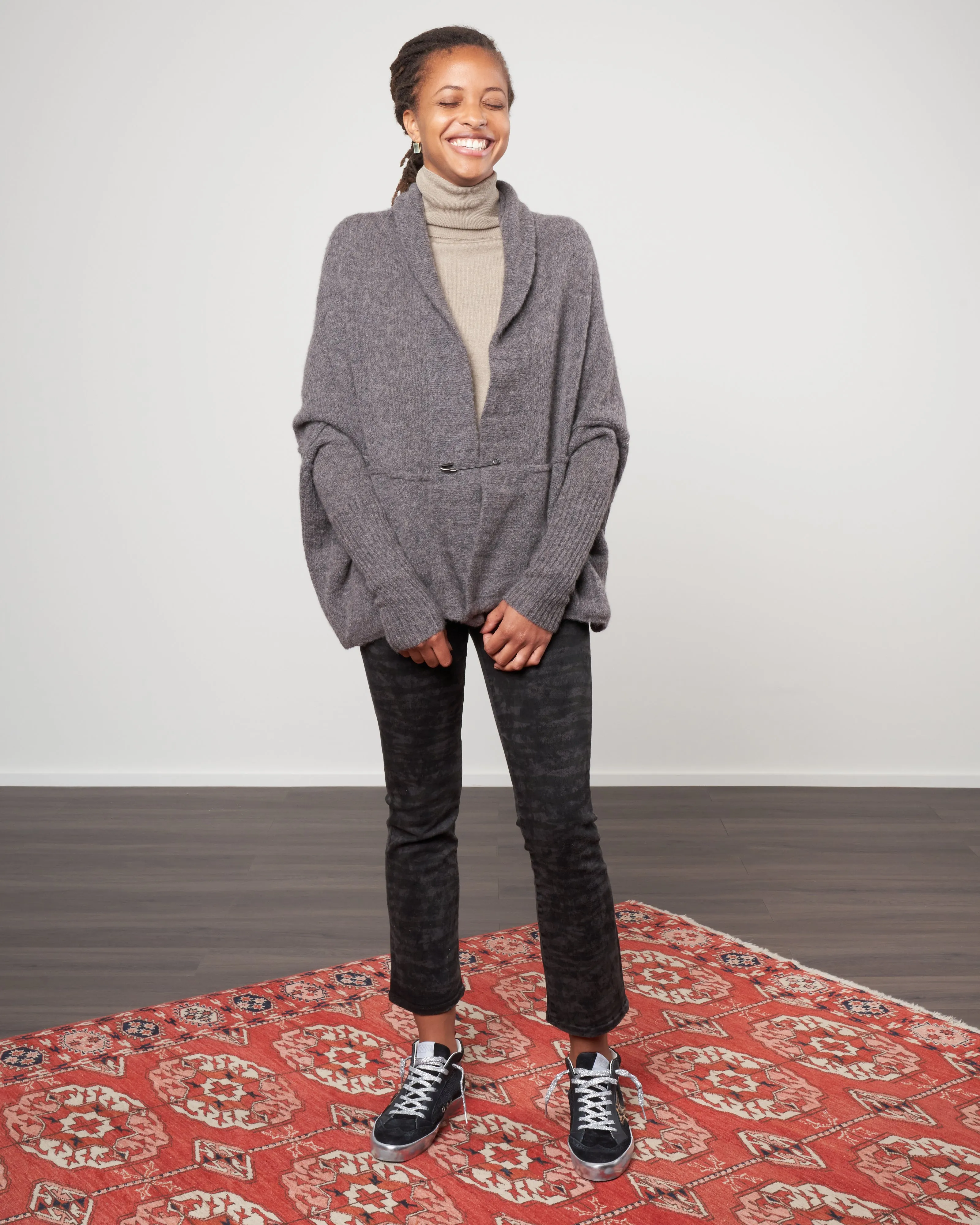 dreamy cashmere cozy cardigan - musk