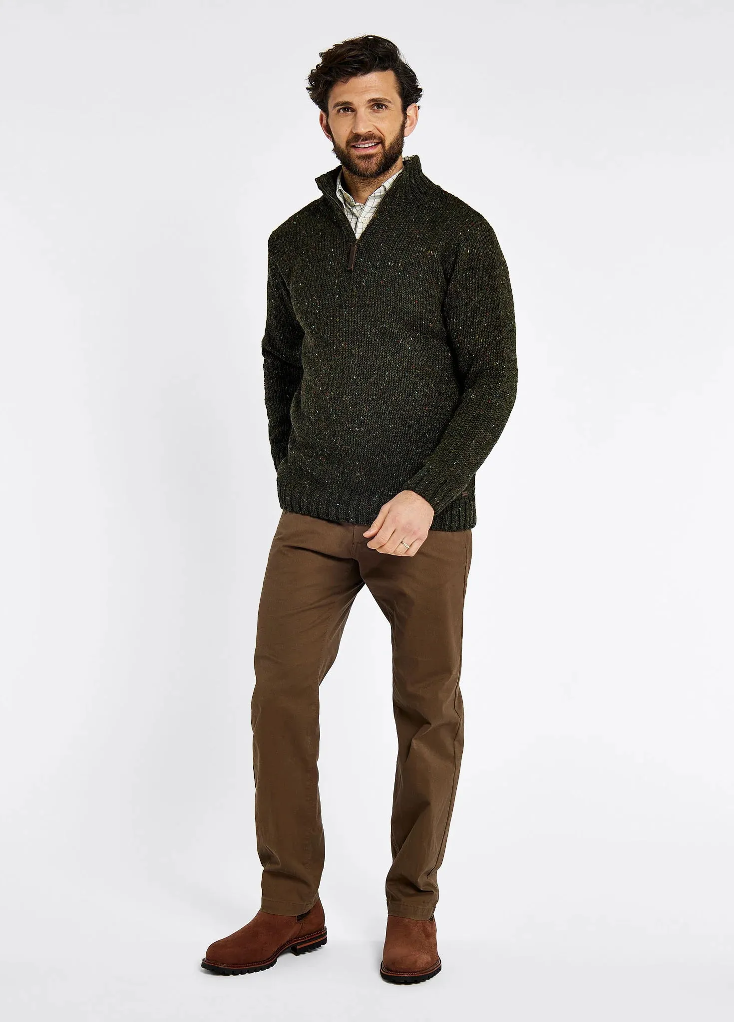 Dubarry Mens Callaghan Knitted jumper - Navy