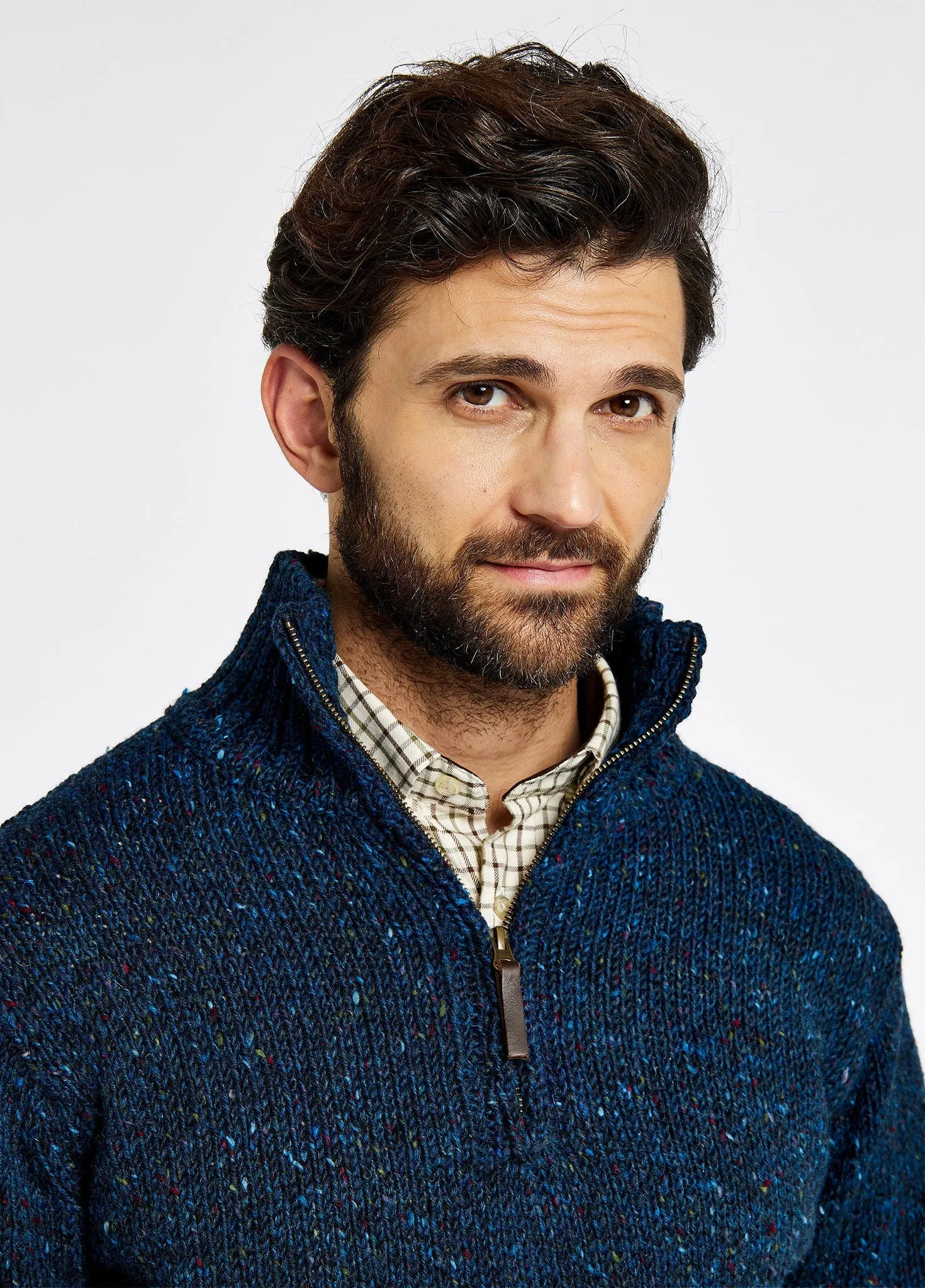 Dubarry Mens Callaghan Knitted jumper - Navy