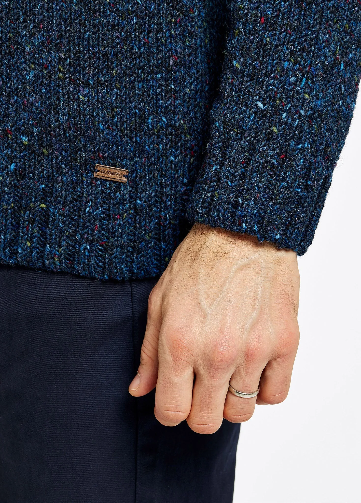 Dubarry Mens Callaghan Knitted jumper - Navy