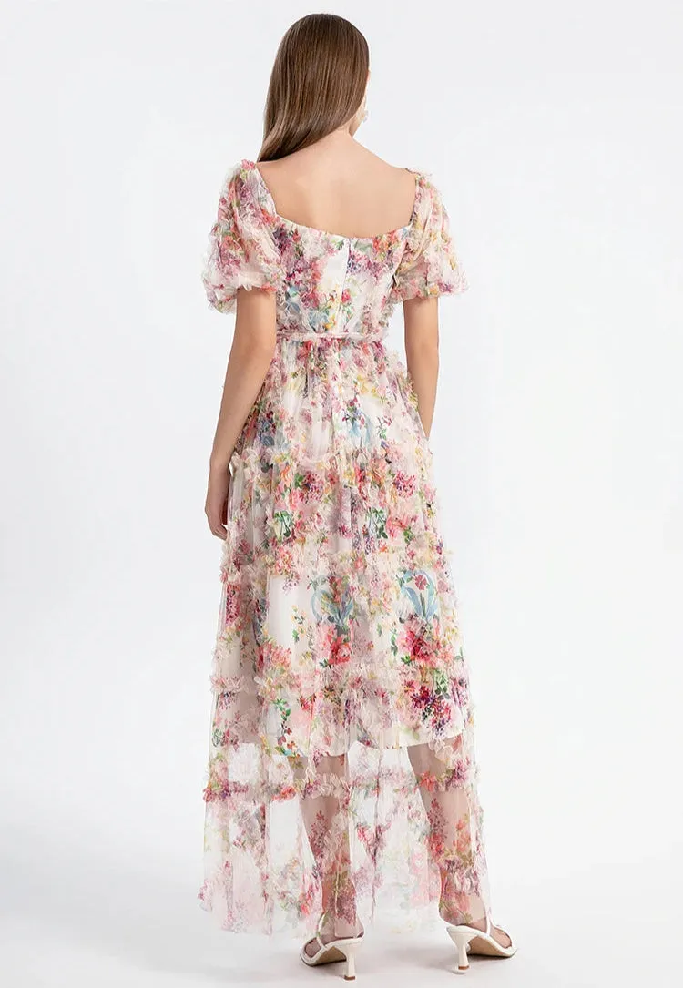 Elyse Summer Holiday Ruffles Dress