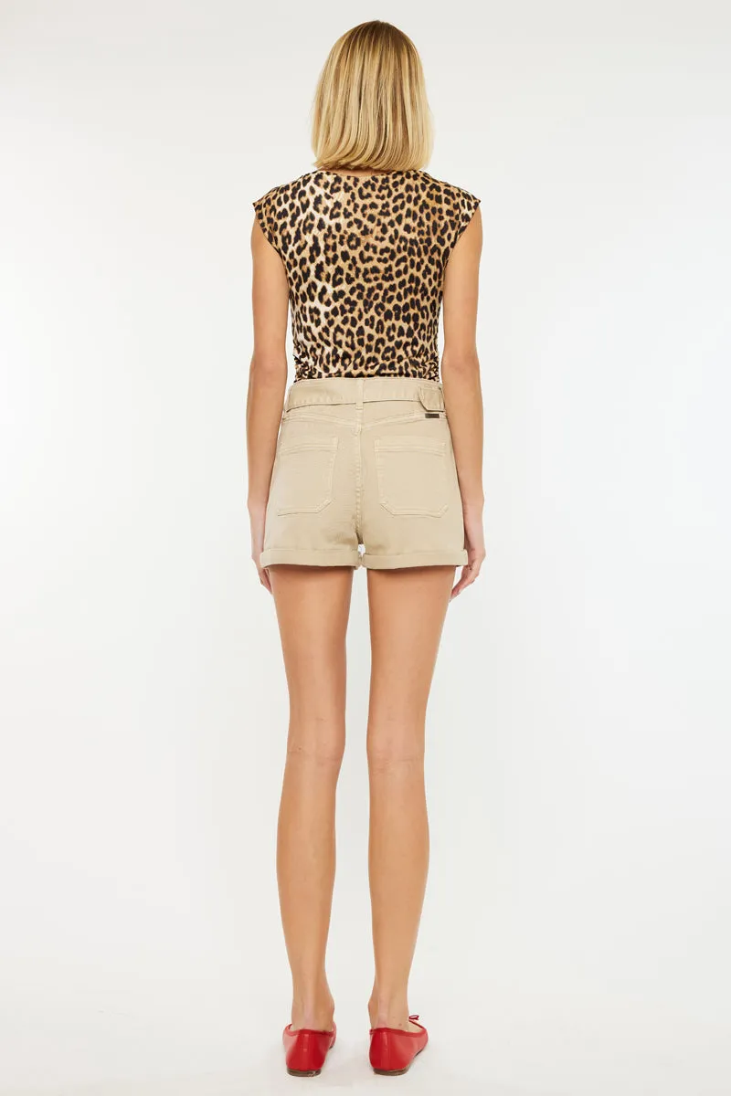 Emerson Ultra High Rise Belted Shorts