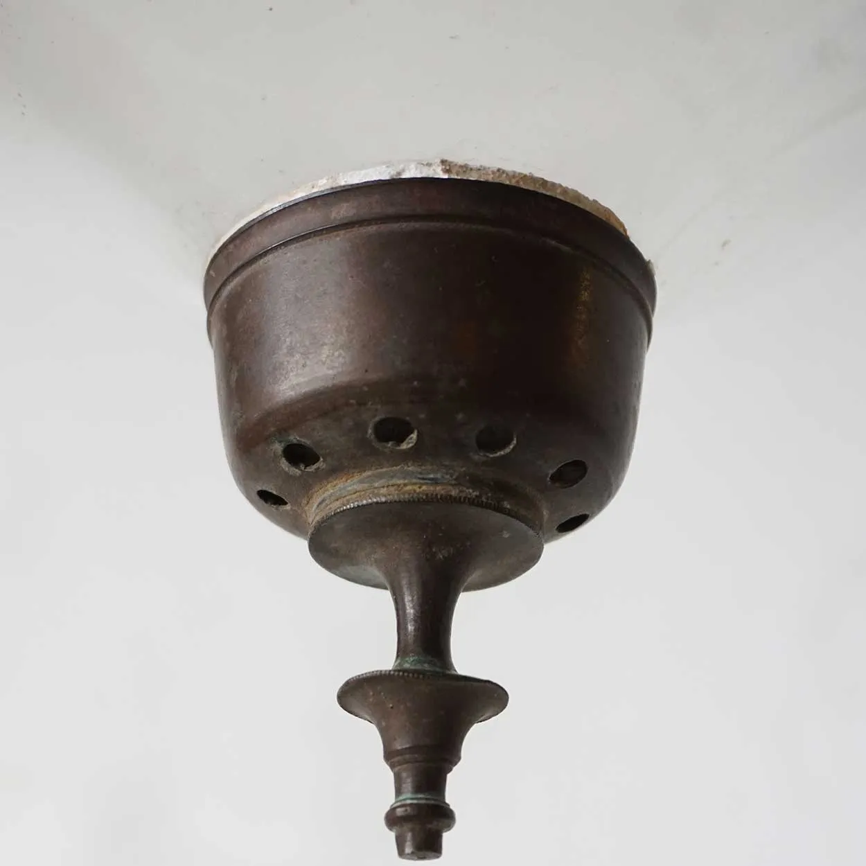 English Regency Style Glass 3-Light Hall Lantern