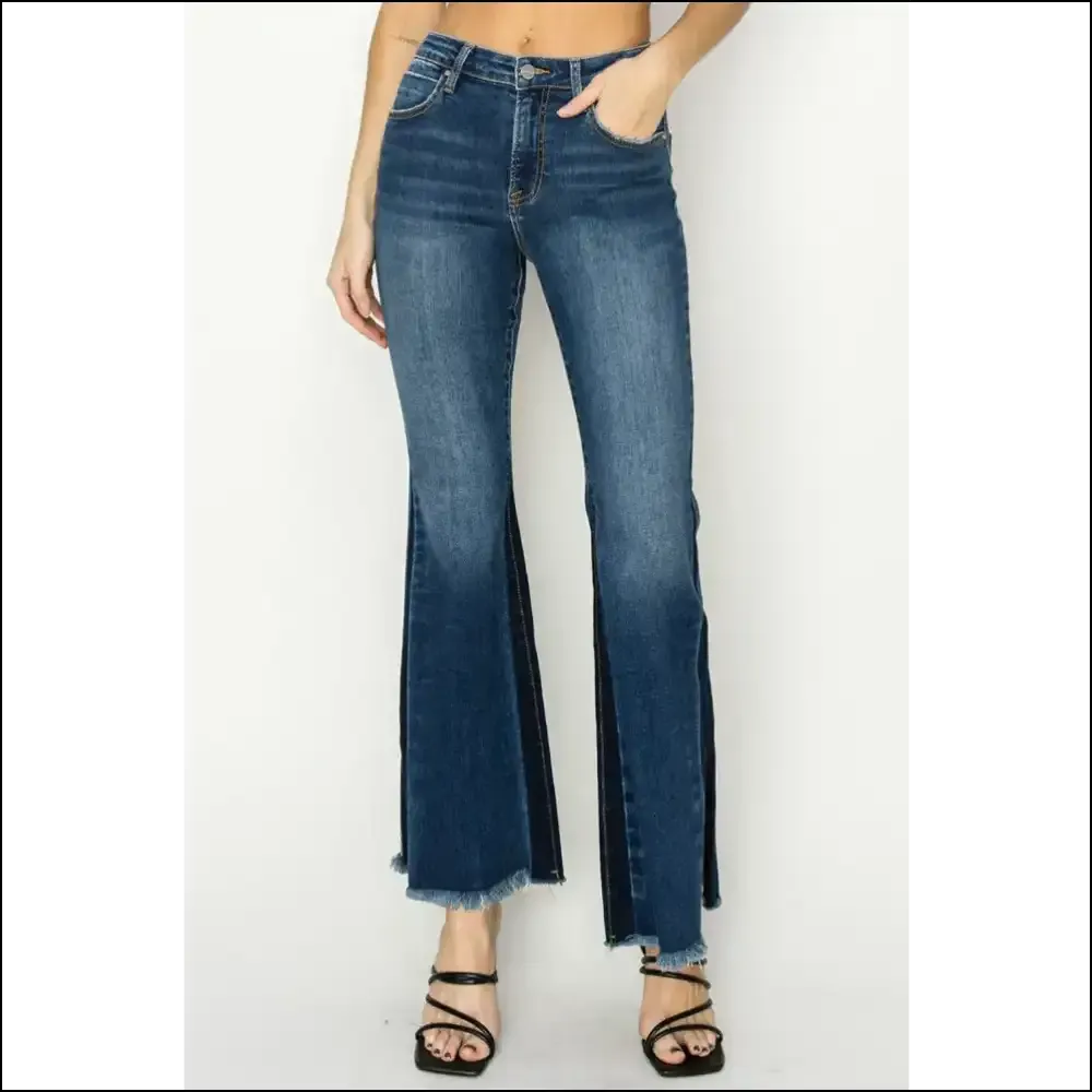 Flare your Way to Fashion Fame with Needful Things Slit Flare Jeans 💃✨