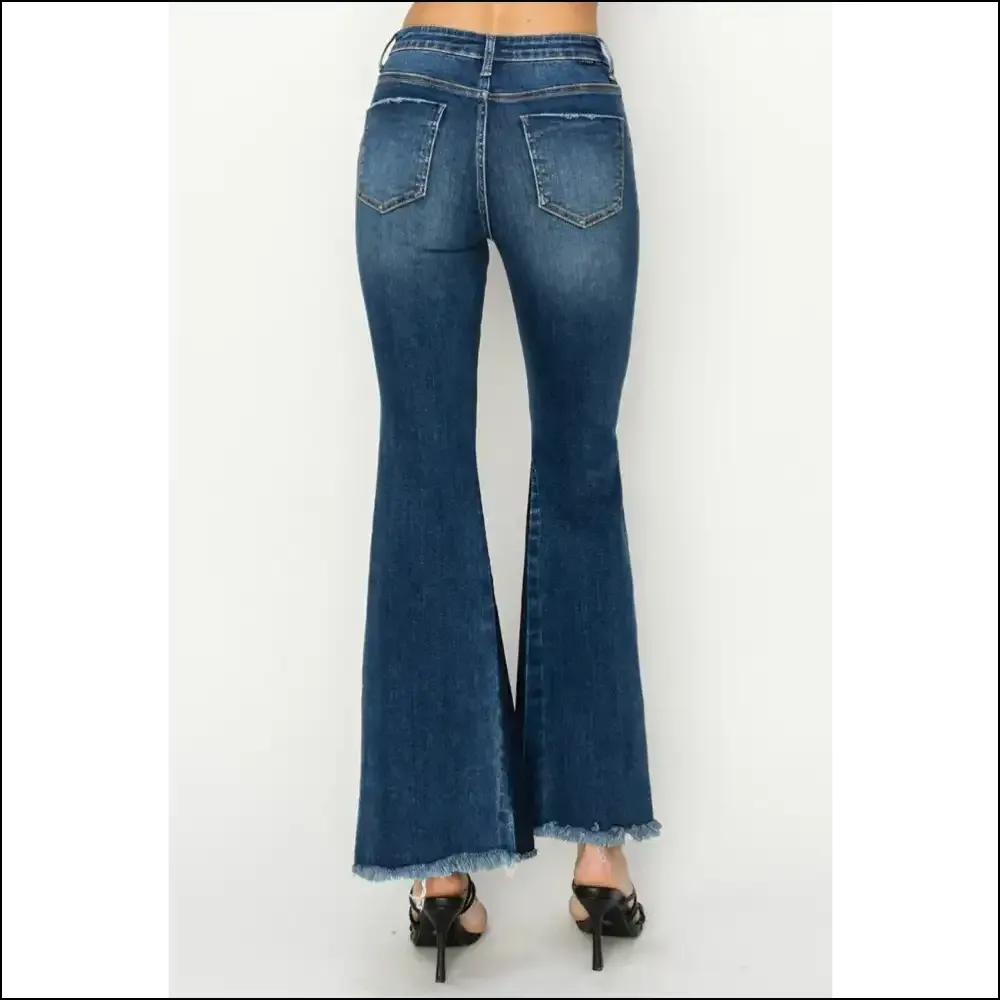 Flare your Way to Fashion Fame with Needful Things Slit Flare Jeans 💃✨