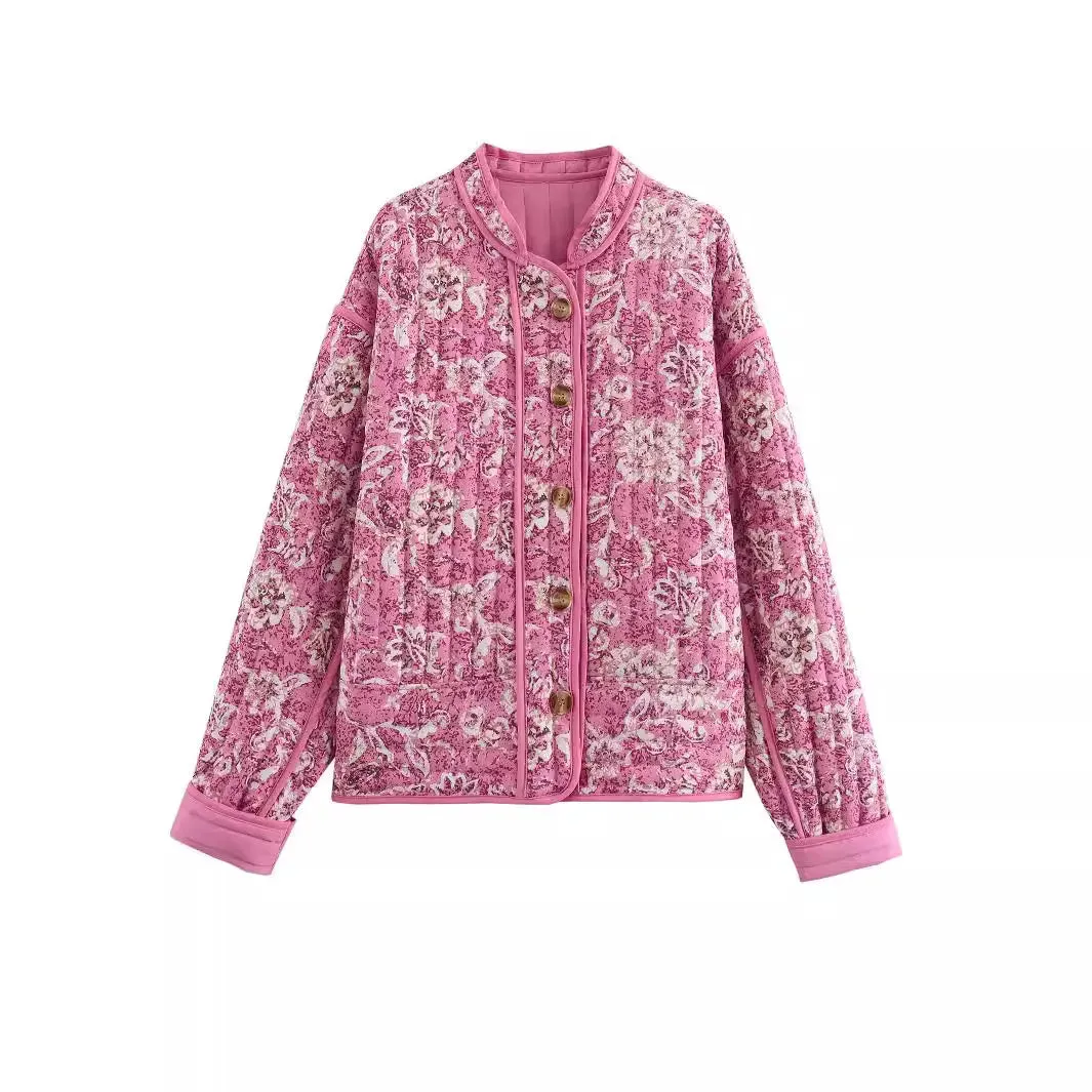 Floral Quilted Jacket | Vintage-Inspired | Cozy & Chic