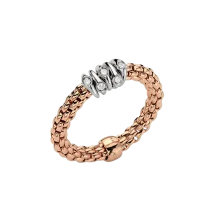 Fope Prima Flex'it ring with diamonds