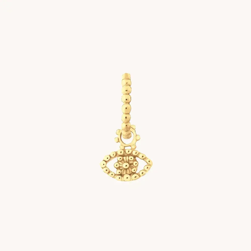 GAYA Joaillerie The Mini Eye Charm - 18K Gold