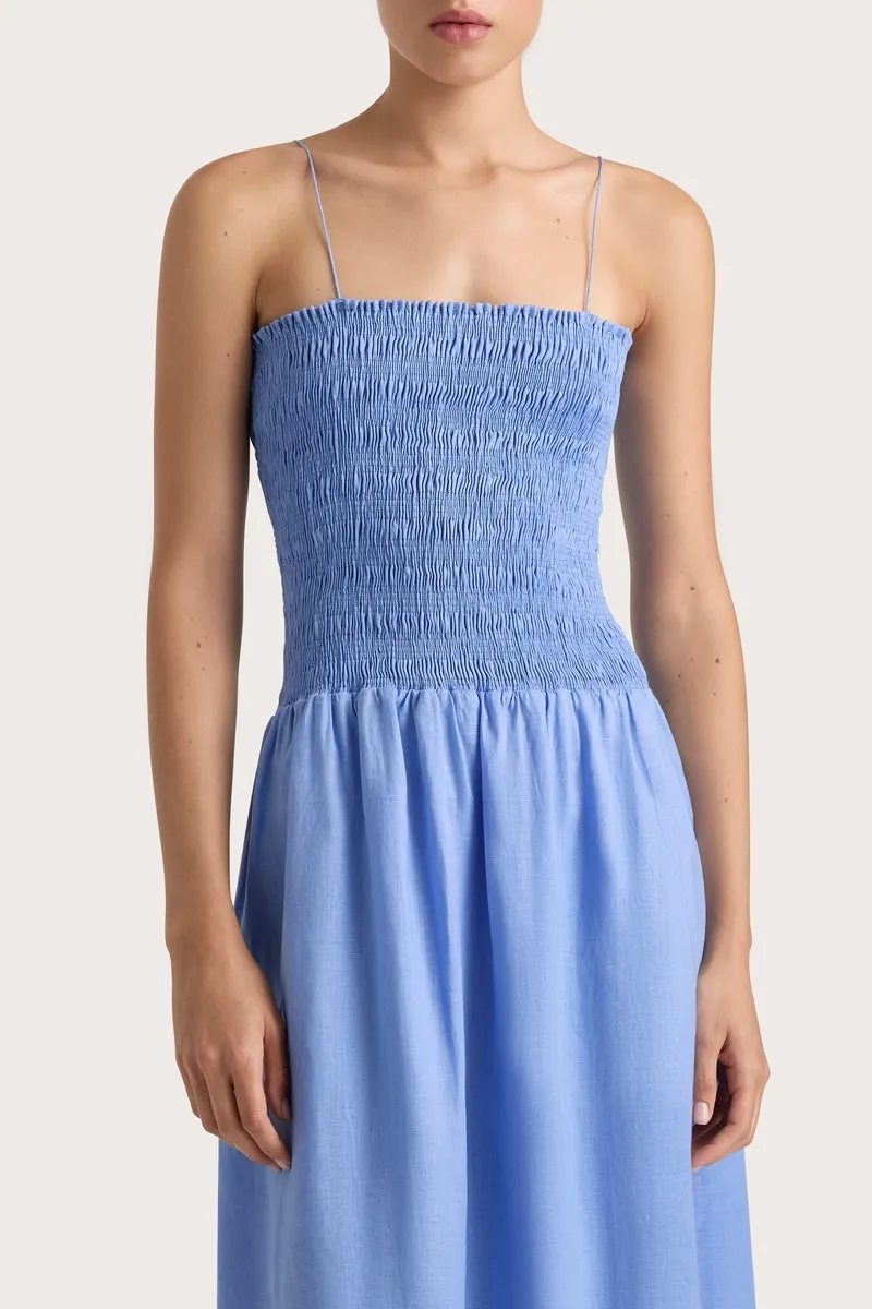 Geriba Dress - Mid Blue