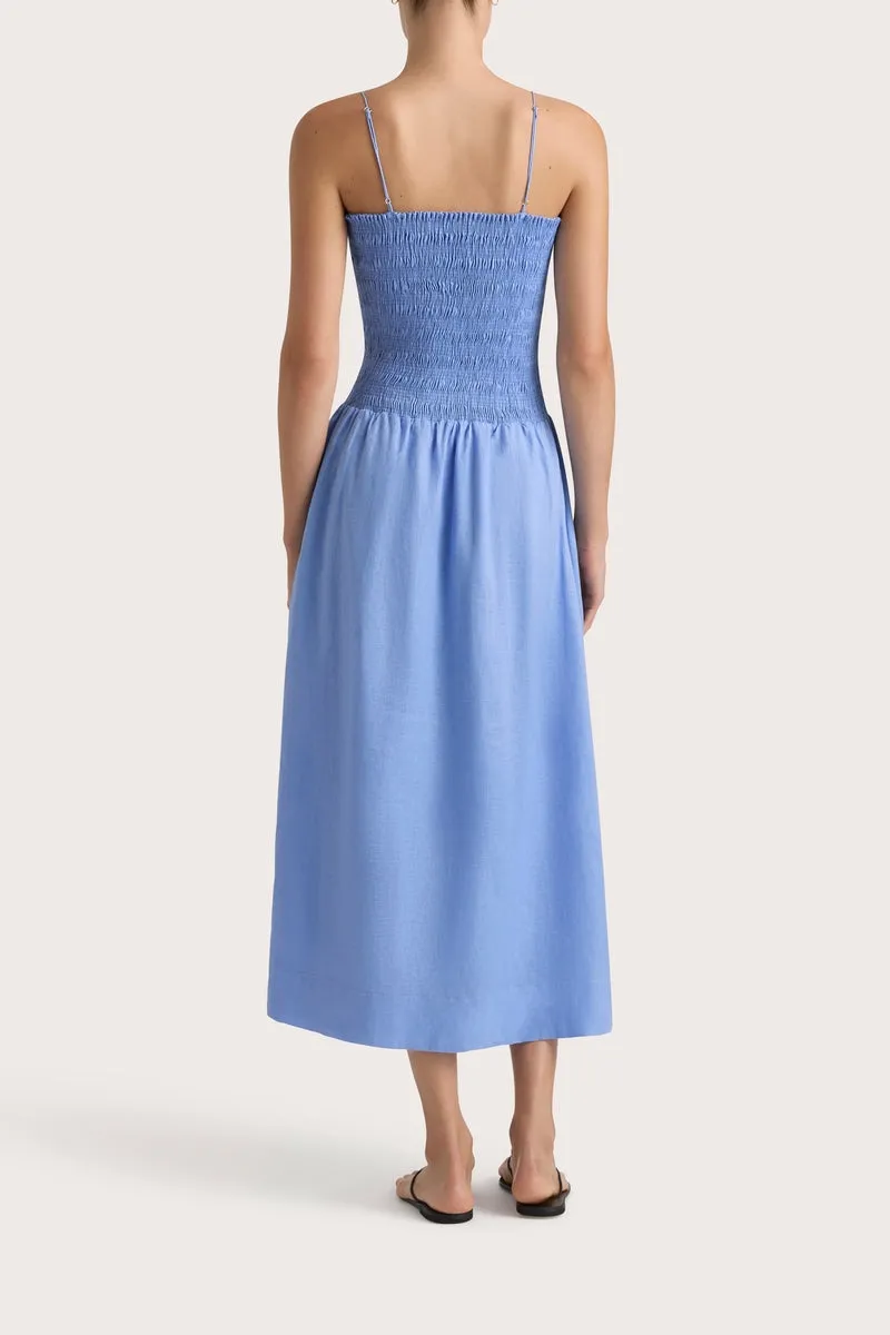 Geriba Dress - Mid Blue