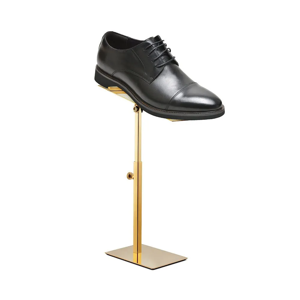 Gold Shoe Display Stand - Store Shoe Display Racks - Shoe Display Ideas
