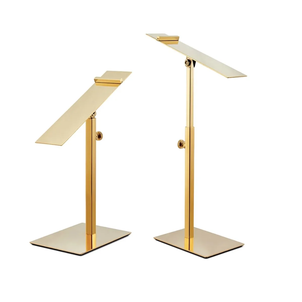 Gold Shoe Display Stand - Store Shoe Display Racks - Shoe Display Ideas