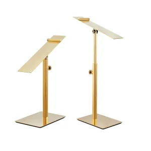 Gold Shoe Display Stand - Store Shoe Display Racks - Shoe Display Ideas