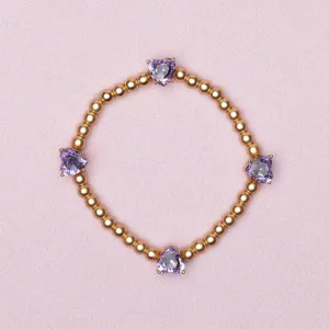 Great Pretenders Boutique Chic Amethyst Love Bracelet