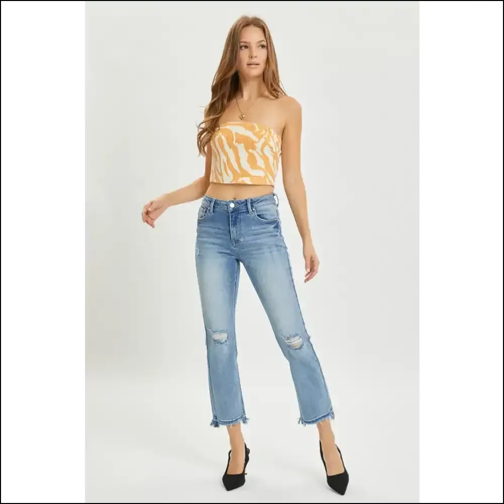 High Rise, Don’t Rise Up Against these Distressed Cropped Jeans 😜 Needful Things
