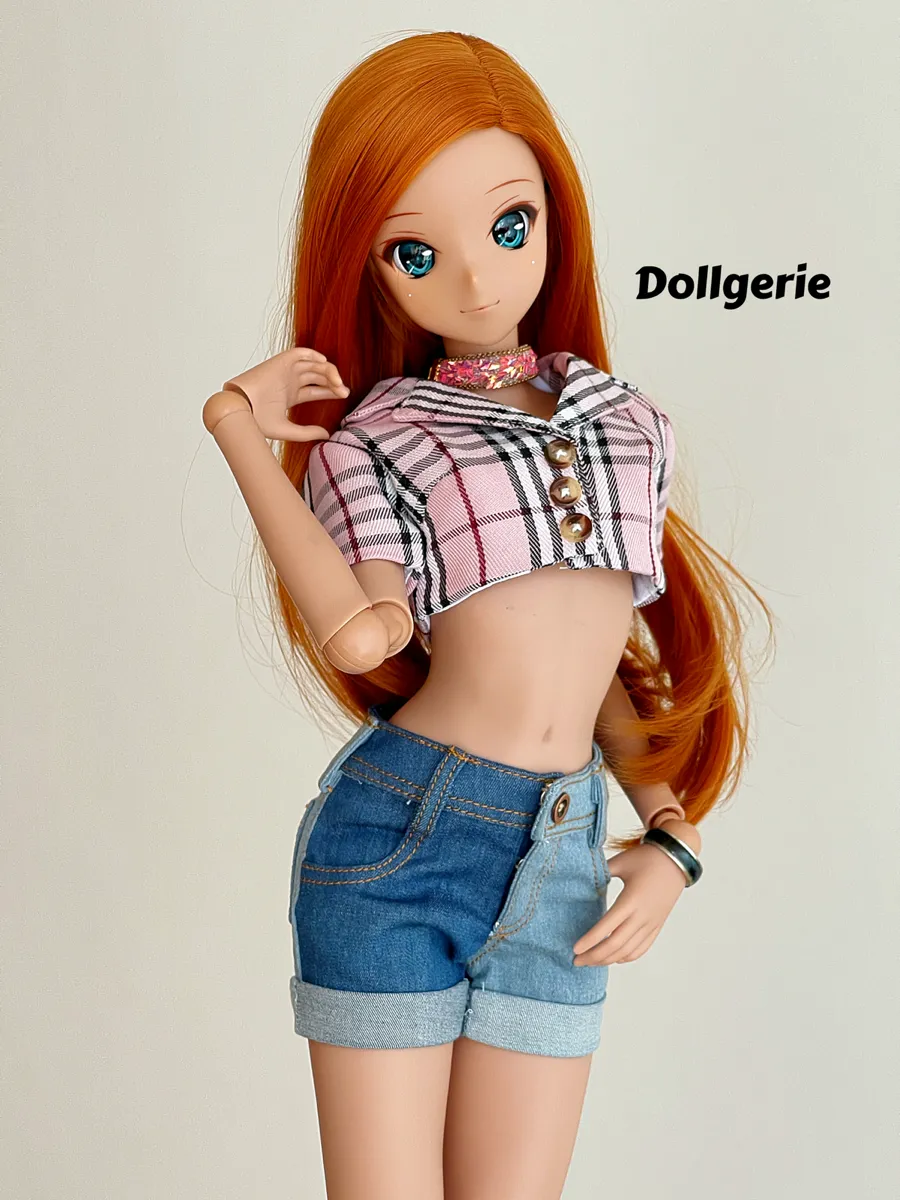High Rise Double Roll Shorts for SmartDoll