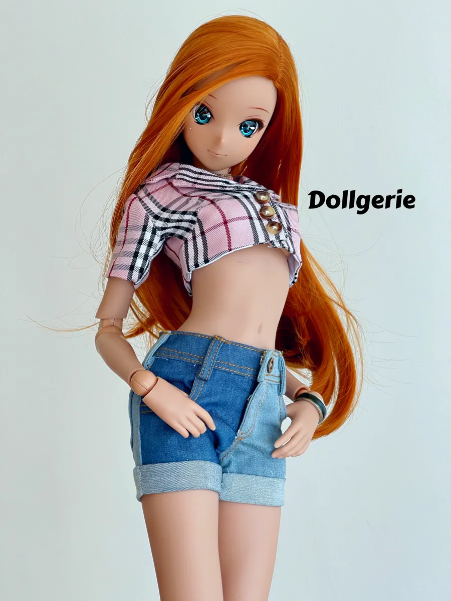 High Rise Double Roll Shorts for SmartDoll