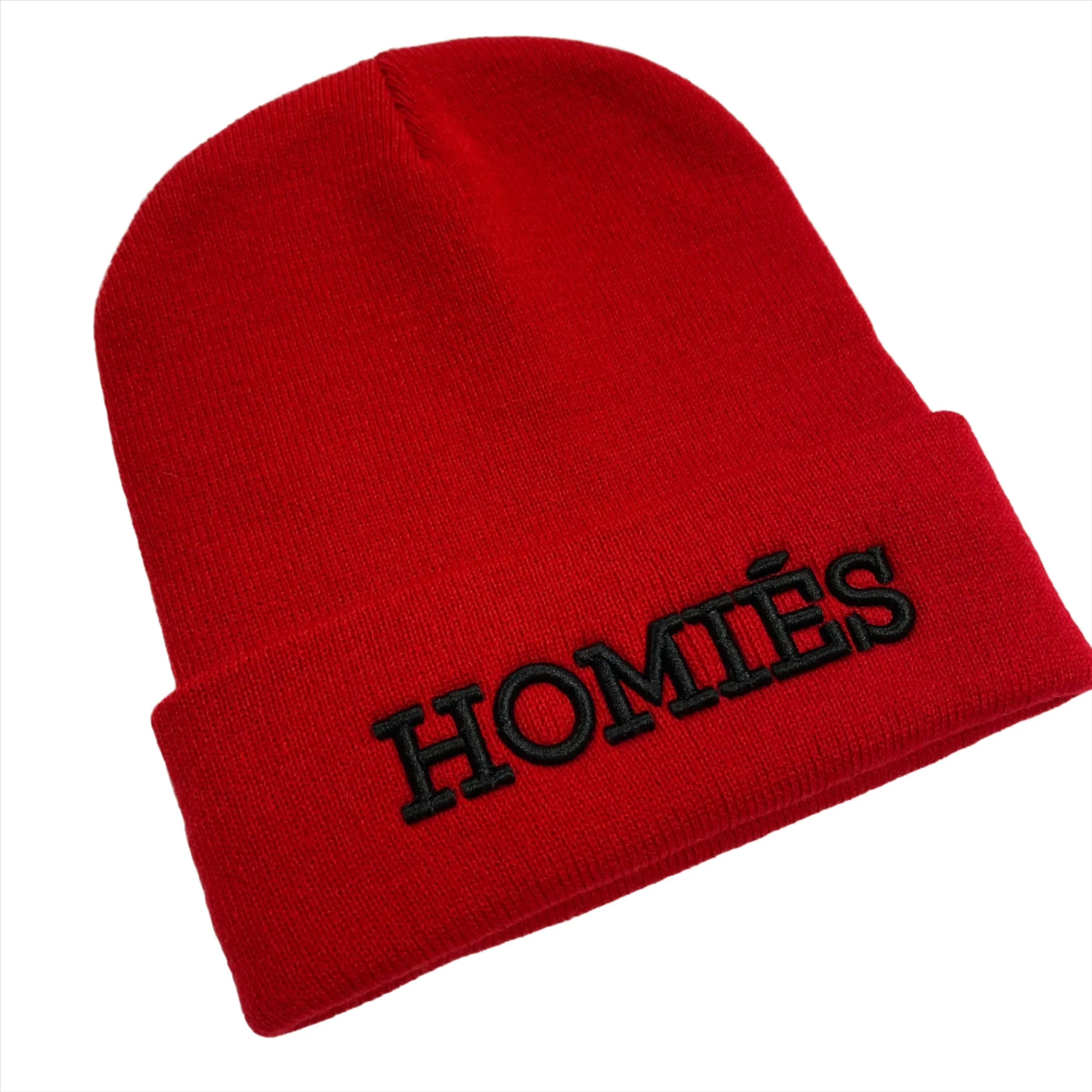 HOMIÉS RED/BLACK BEANIE