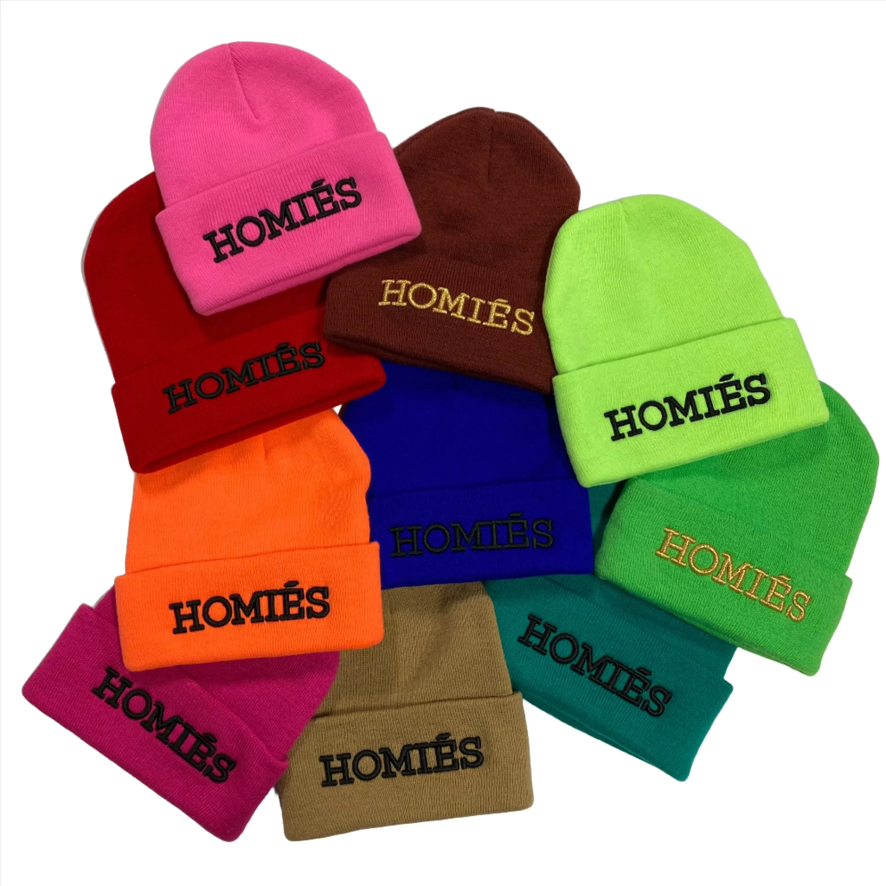HOMIÉS RED/BLACK BEANIE