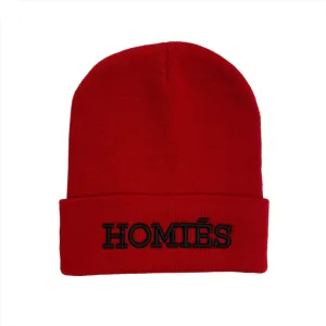 HOMIÉS RED/BLACK BEANIE