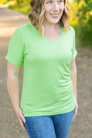 IN STOCK Chloe Cozy Tee - Lime