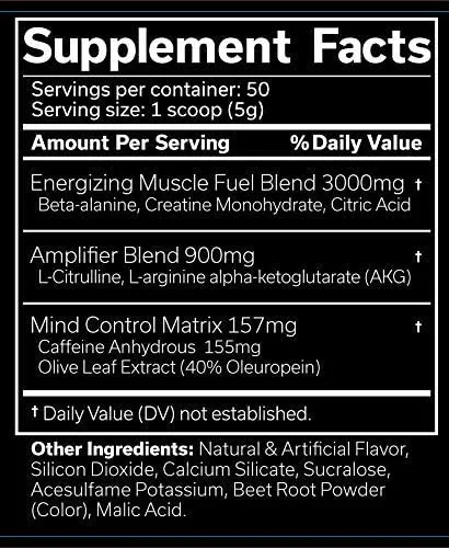 JNX Sports The Curse! PRE-WORKOUT (50 Servings) Fruit Punch Exp Nov 2026