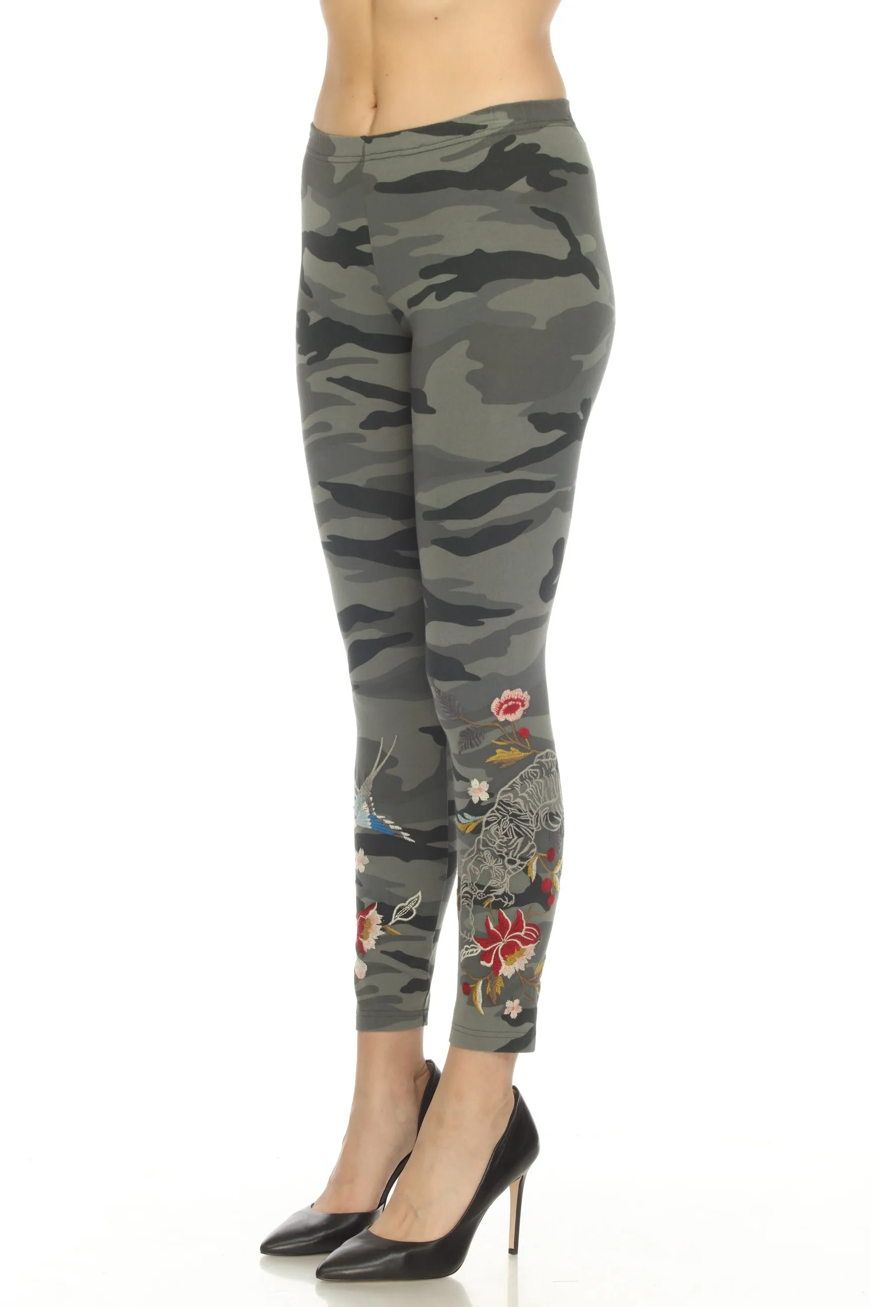 Johnny Was JWLA Anzia Embroidered Leggings Boho Chic J68920