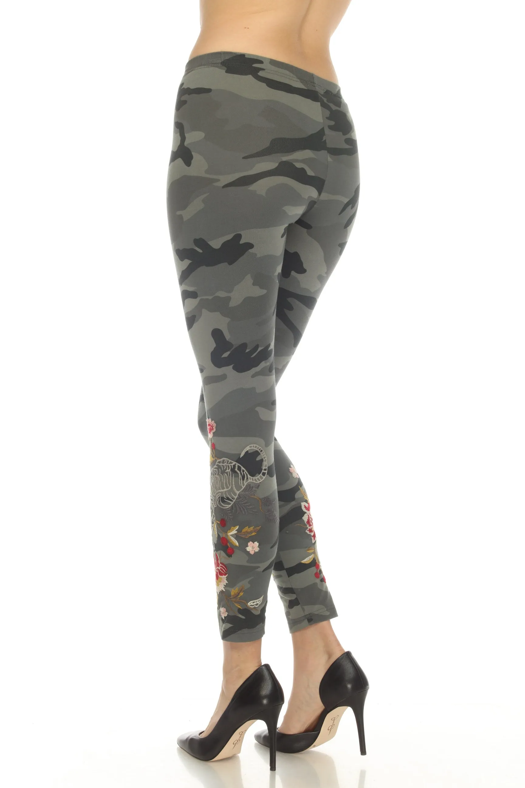 Johnny Was JWLA Anzia Embroidered Leggings Boho Chic J68920