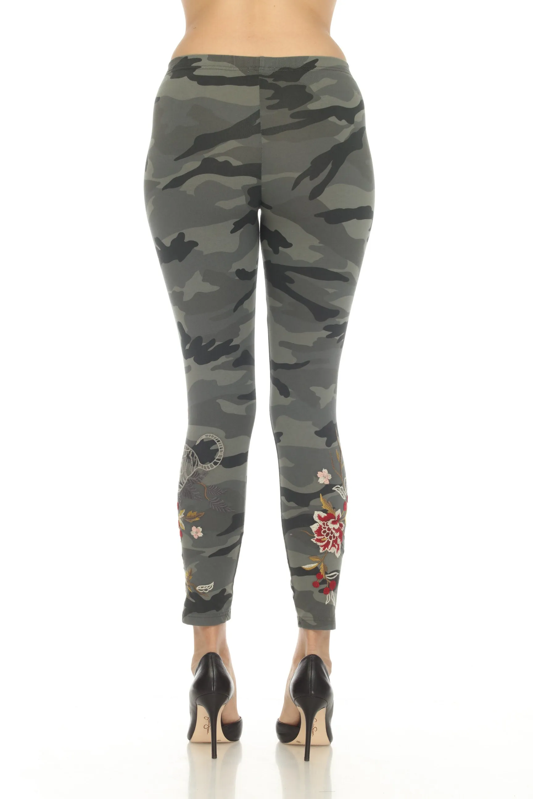 Johnny Was JWLA Anzia Embroidered Leggings Boho Chic J68920