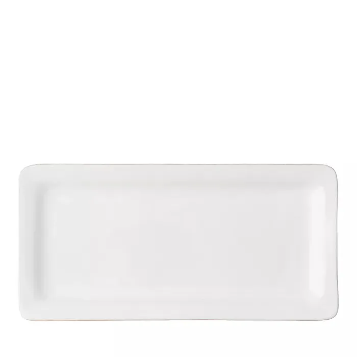 Juliska - Puro Rectangular Appetizer Platter - Whitewash