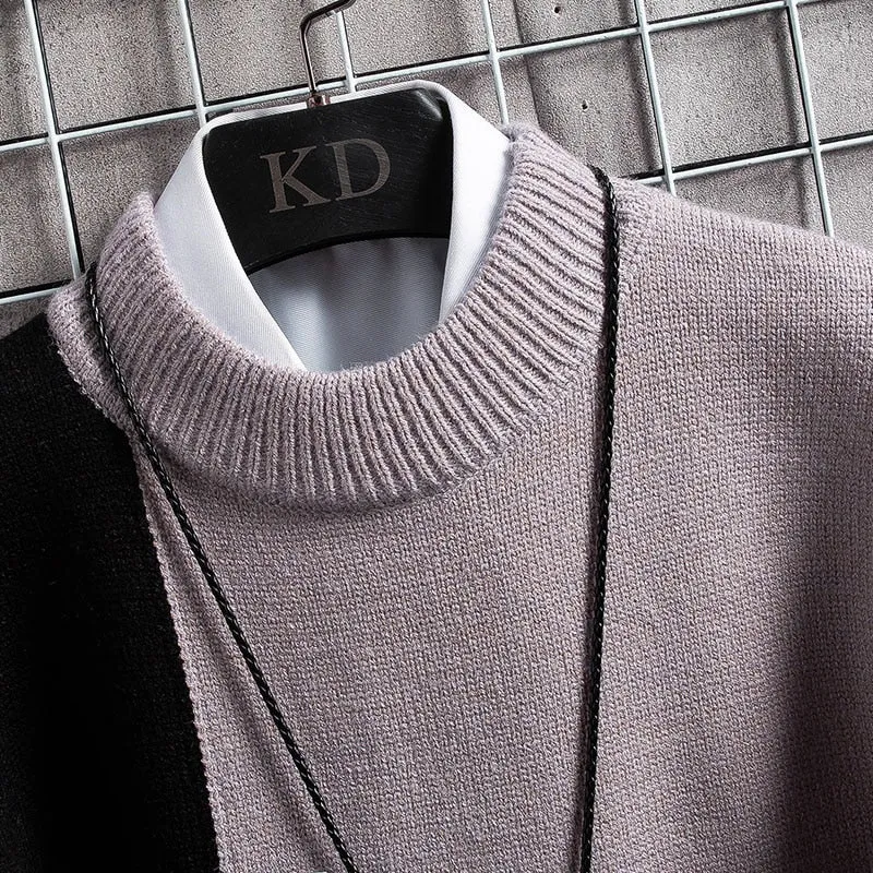 Kaelan - Patchwork Sweater For Men