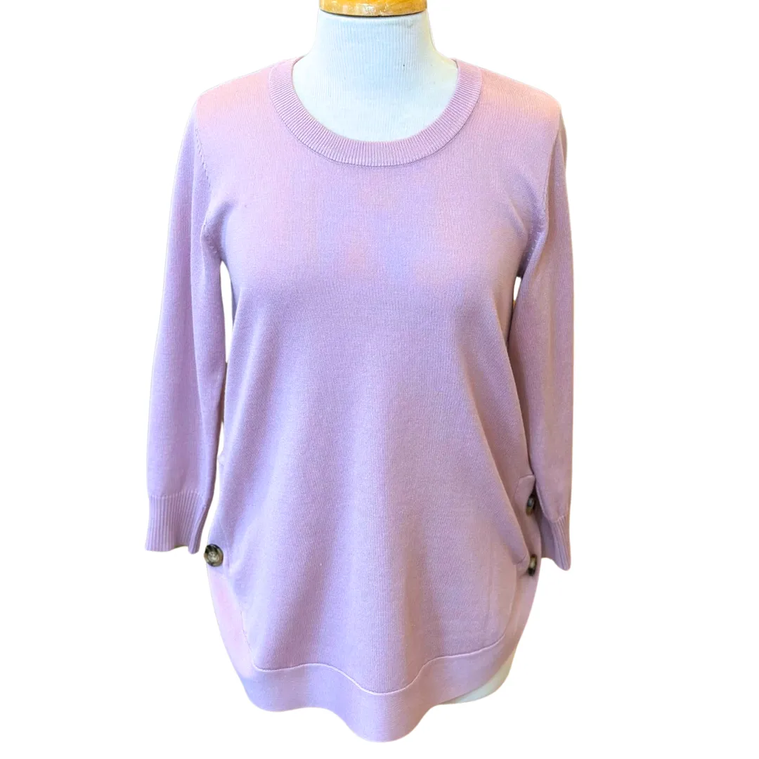 Keren Hart Button Tunic Sweater