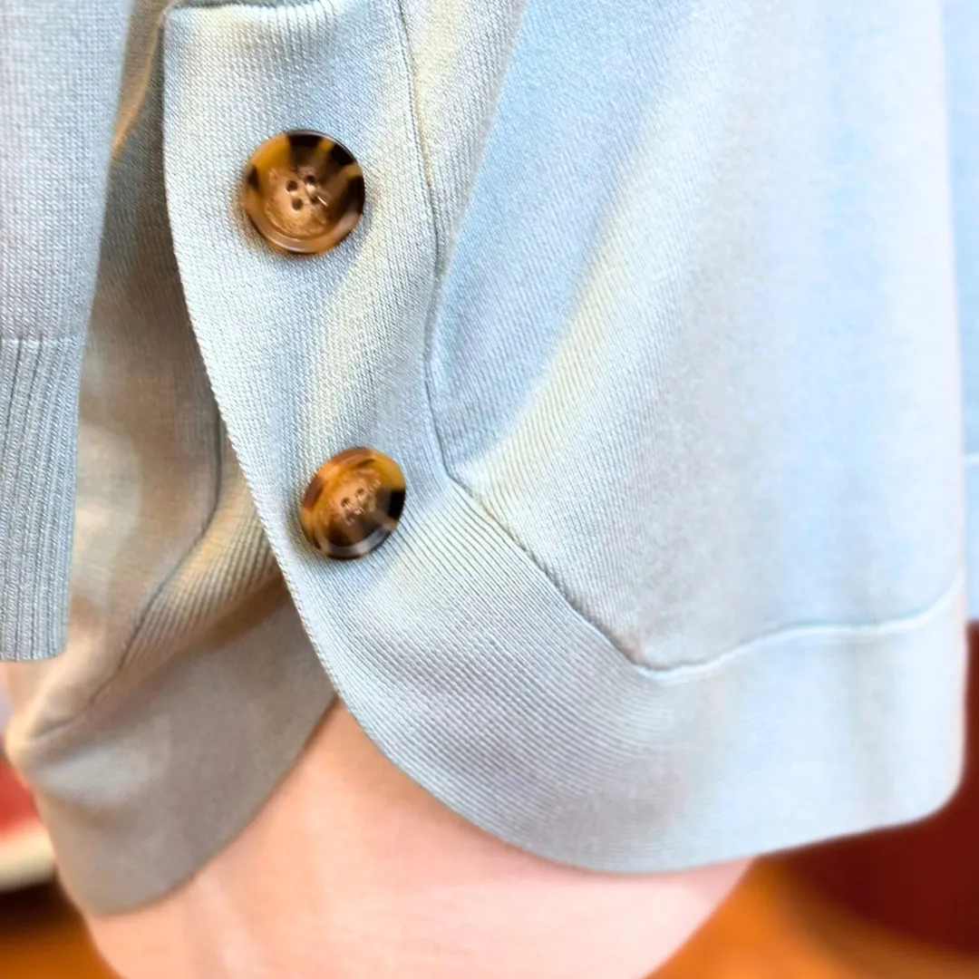 Keren Hart Button Tunic Sweater