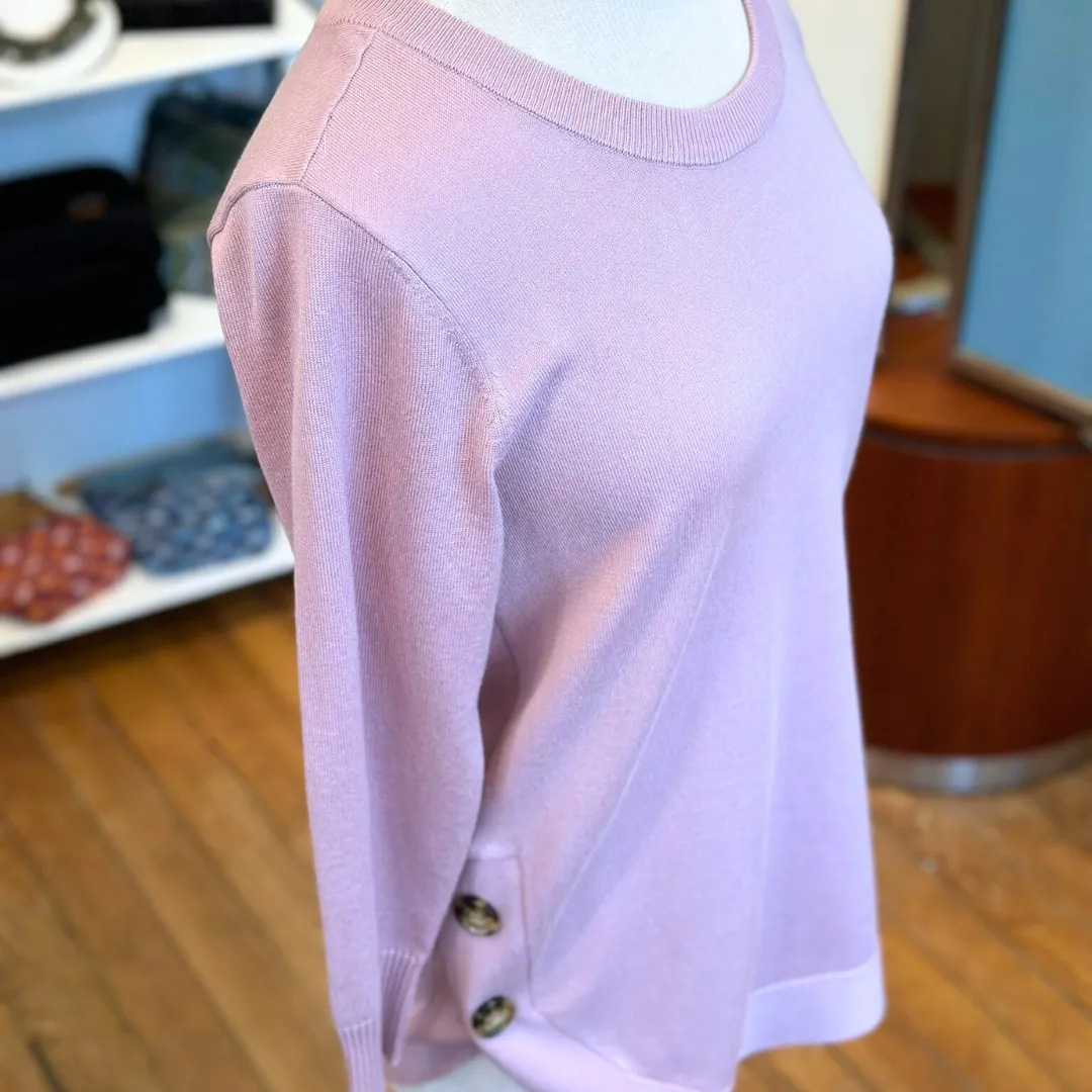 Keren Hart Button Tunic Sweater
