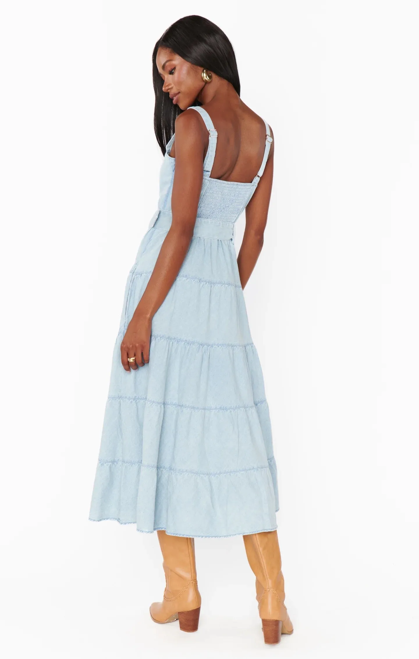 Lainey Midi Dress Dew Drop