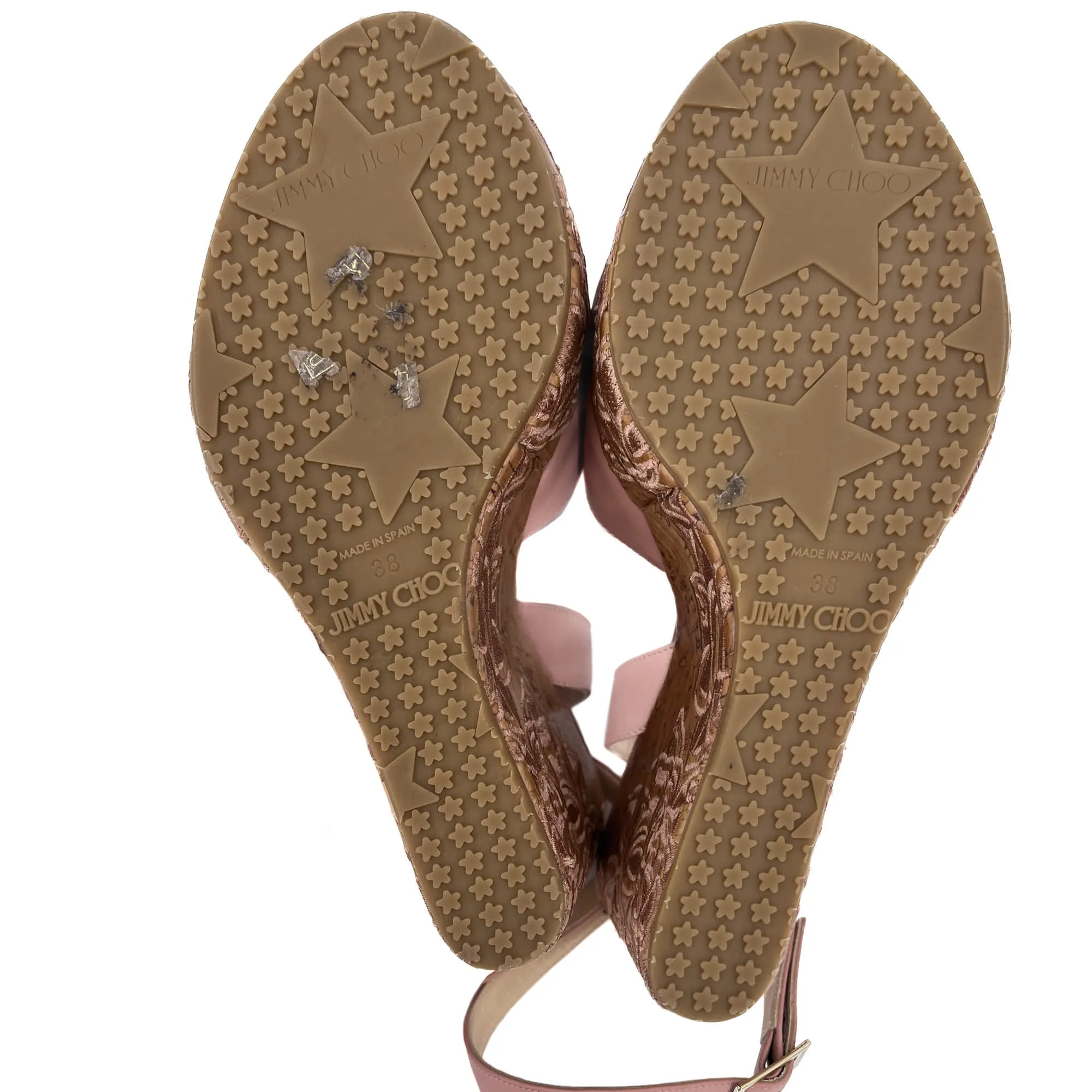 Leather Sandals 38 Ballet Pink