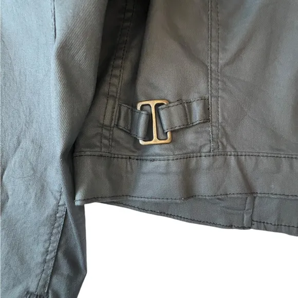 Levi’s cropped moto jacket size L
