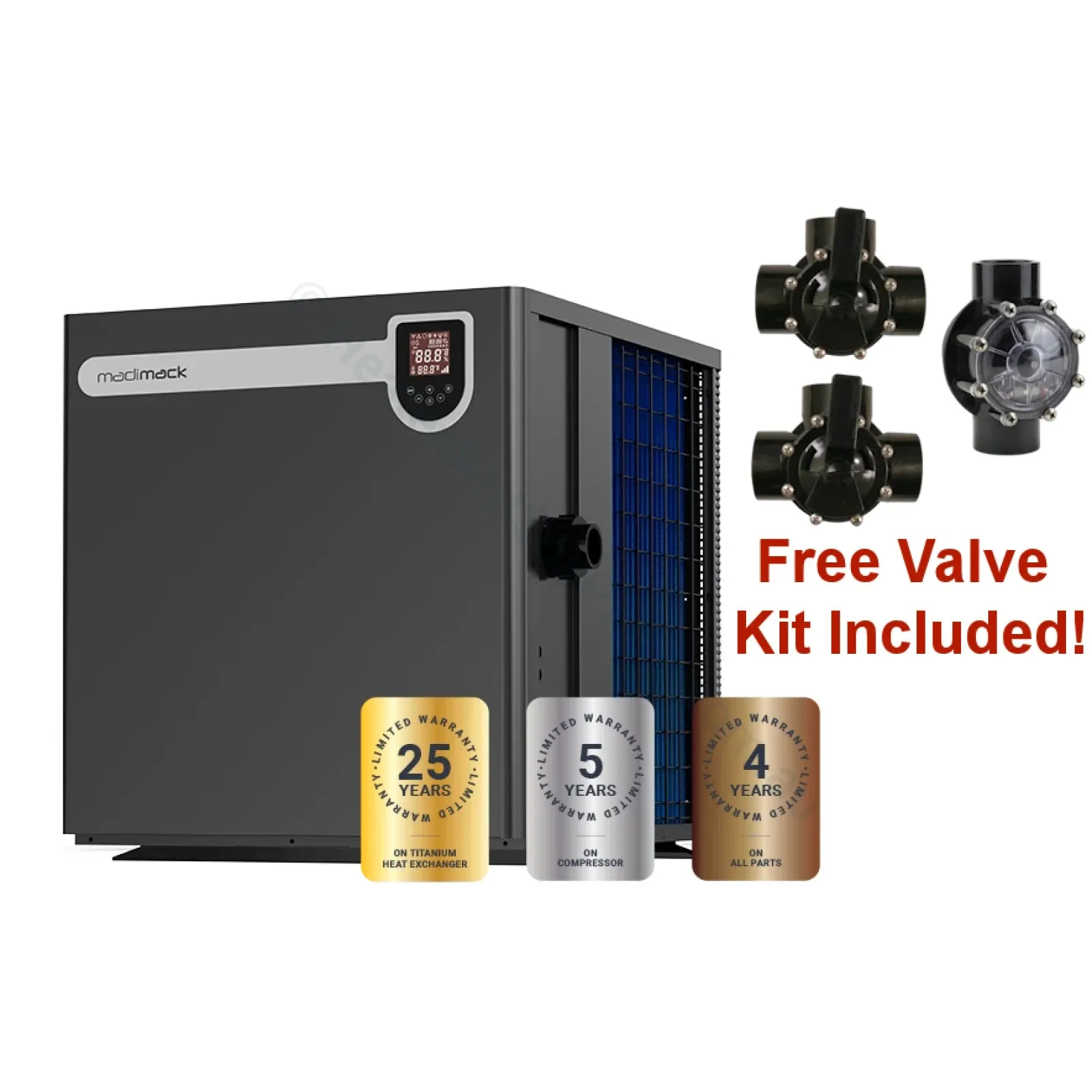 Madimack InverEclipse Eclipse Plus - Top Discharge Pool Heat Pumps