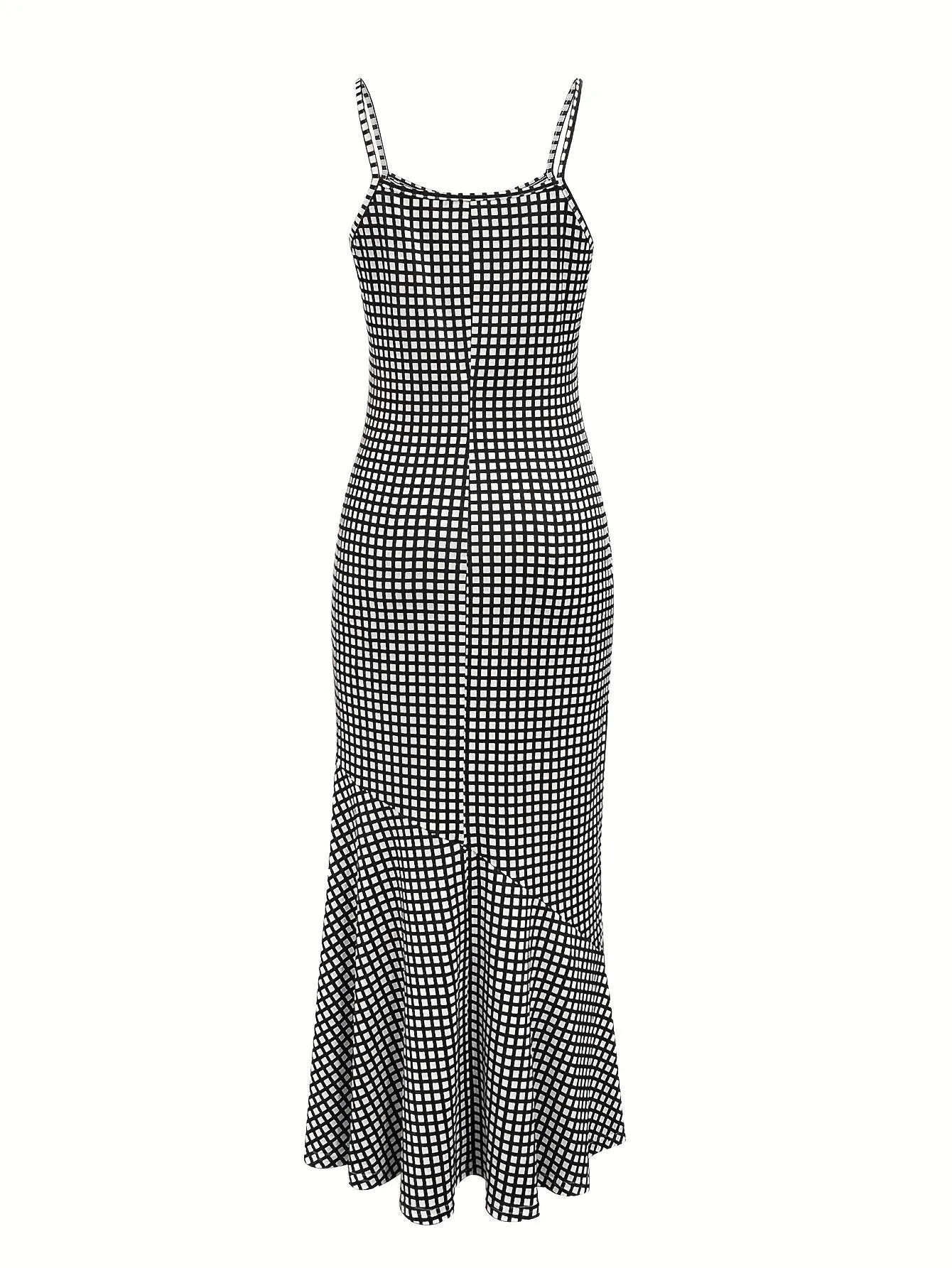 Marissa | Breezy Plaid Slip Maxi Dress