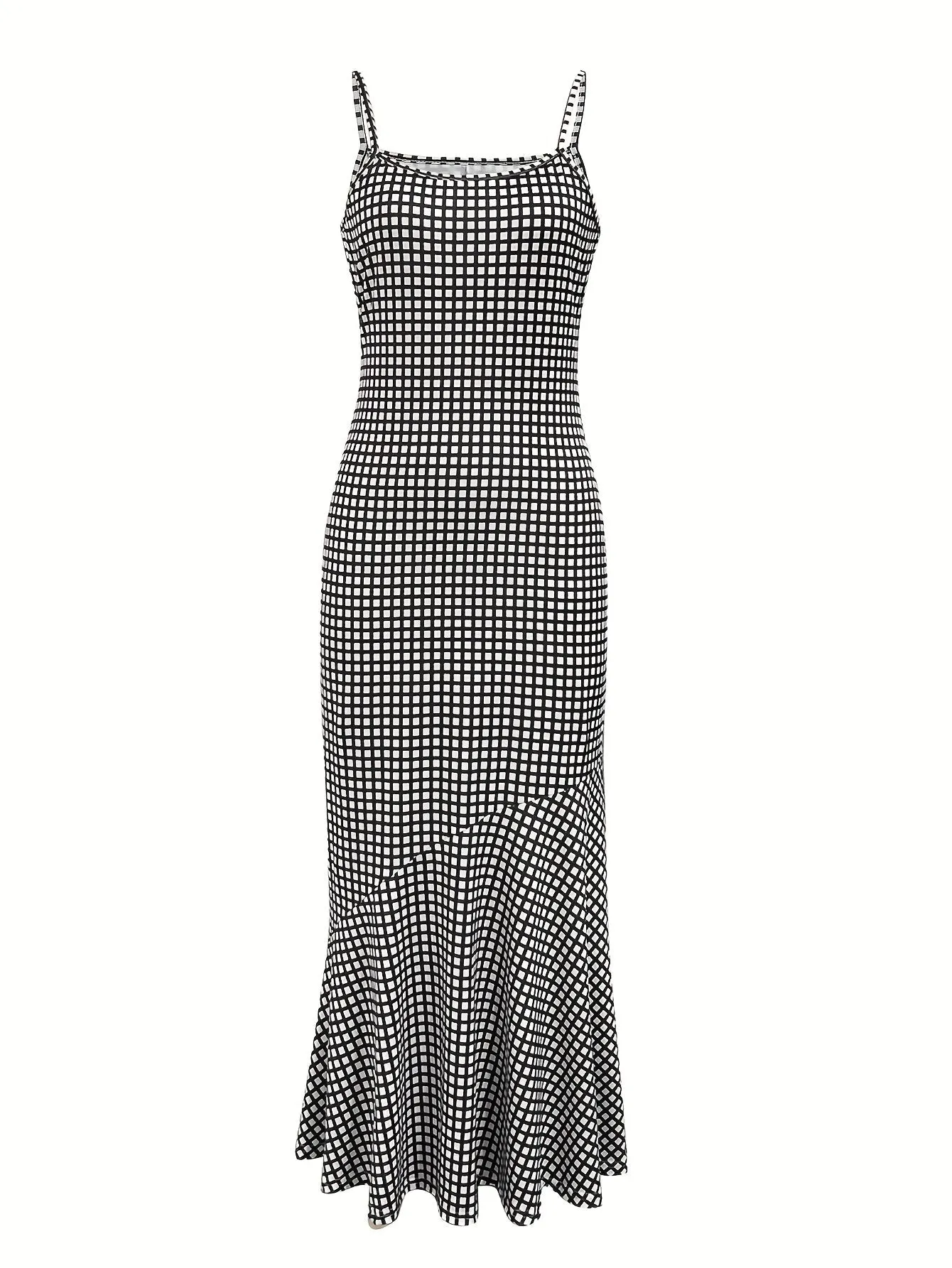 Marissa | Breezy Plaid Slip Maxi Dress