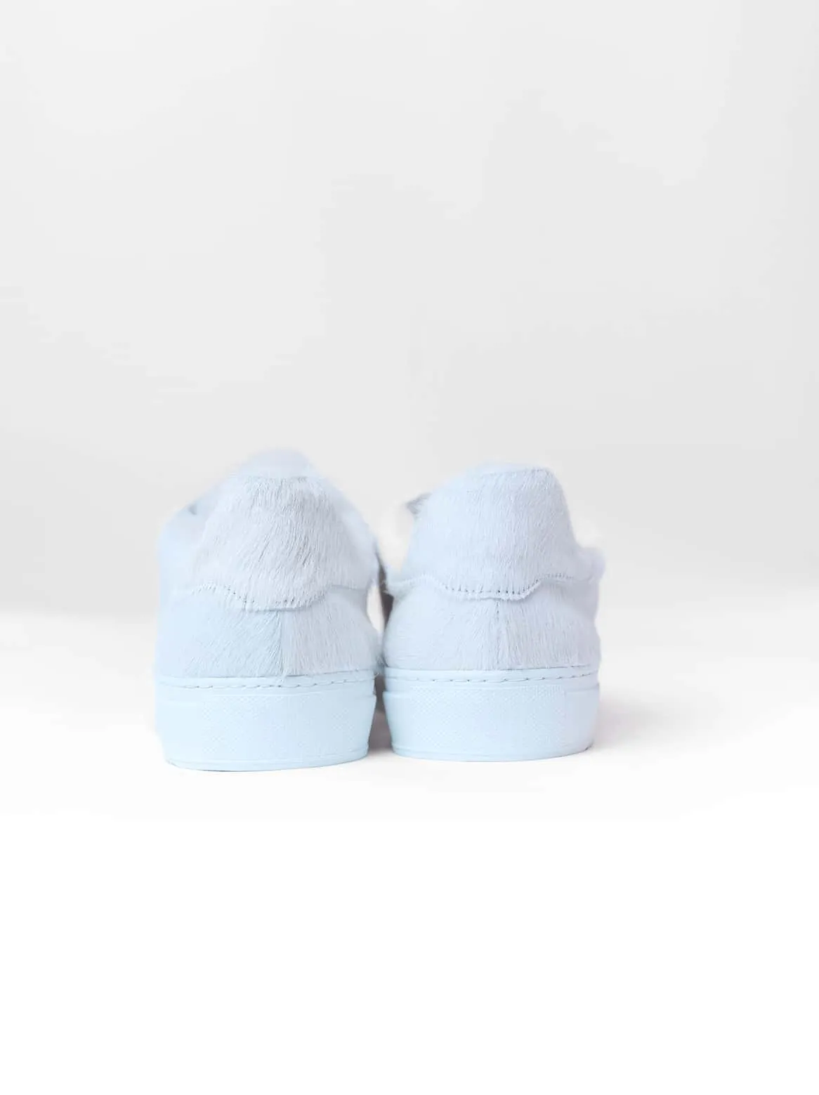 Matteo Cavallino off-white sneakers with lambskin